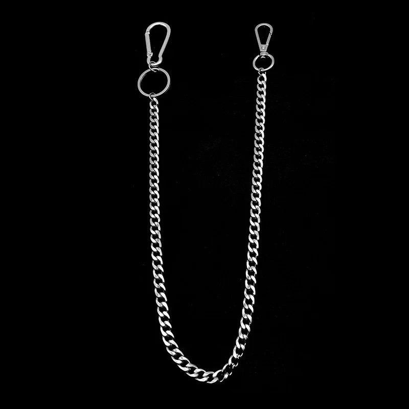 Vintage Stainless Steel Punk Hip-hop Trendy Belt Waist Key Ring Size ONE SIZE - 4 Thumbnail