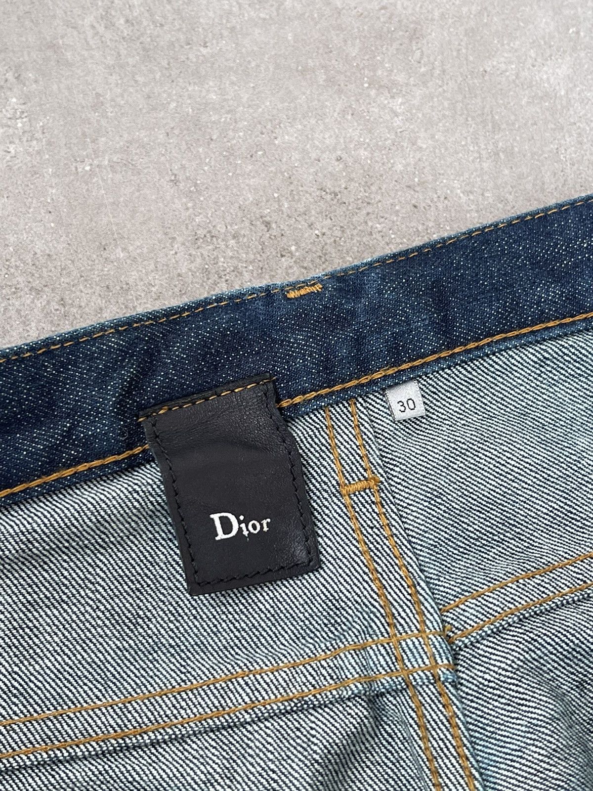 Dior Dior Japan Dark Indigo Denim Pants Size US 30 / EU 46 - 18 Thumbnail