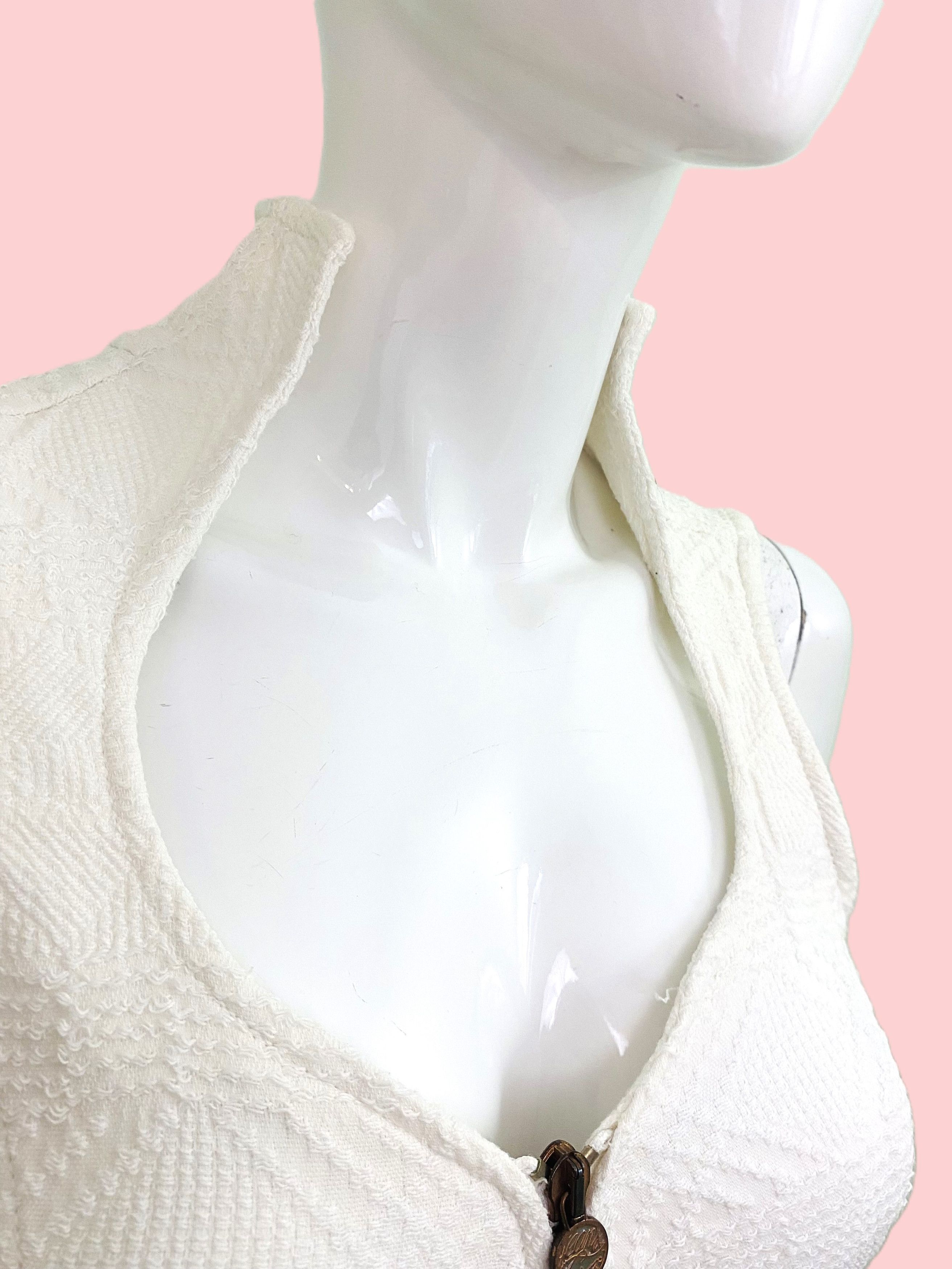 Jean Paul Gaultier Christian Lacroix Couture Great Gatsby Top Corset Bustier Size M / US 6-8 / IT 42-44 - 4 Thumbnail