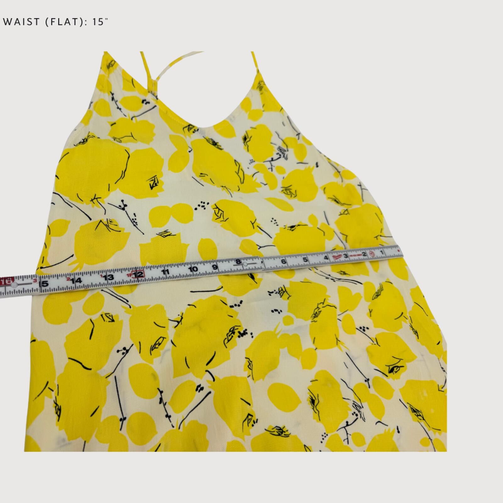 Other S/W/F Amalfi Lemon Maxi Slip Dress Yellow XS Size S / US 4 / IT 40 - 8 Thumbnail