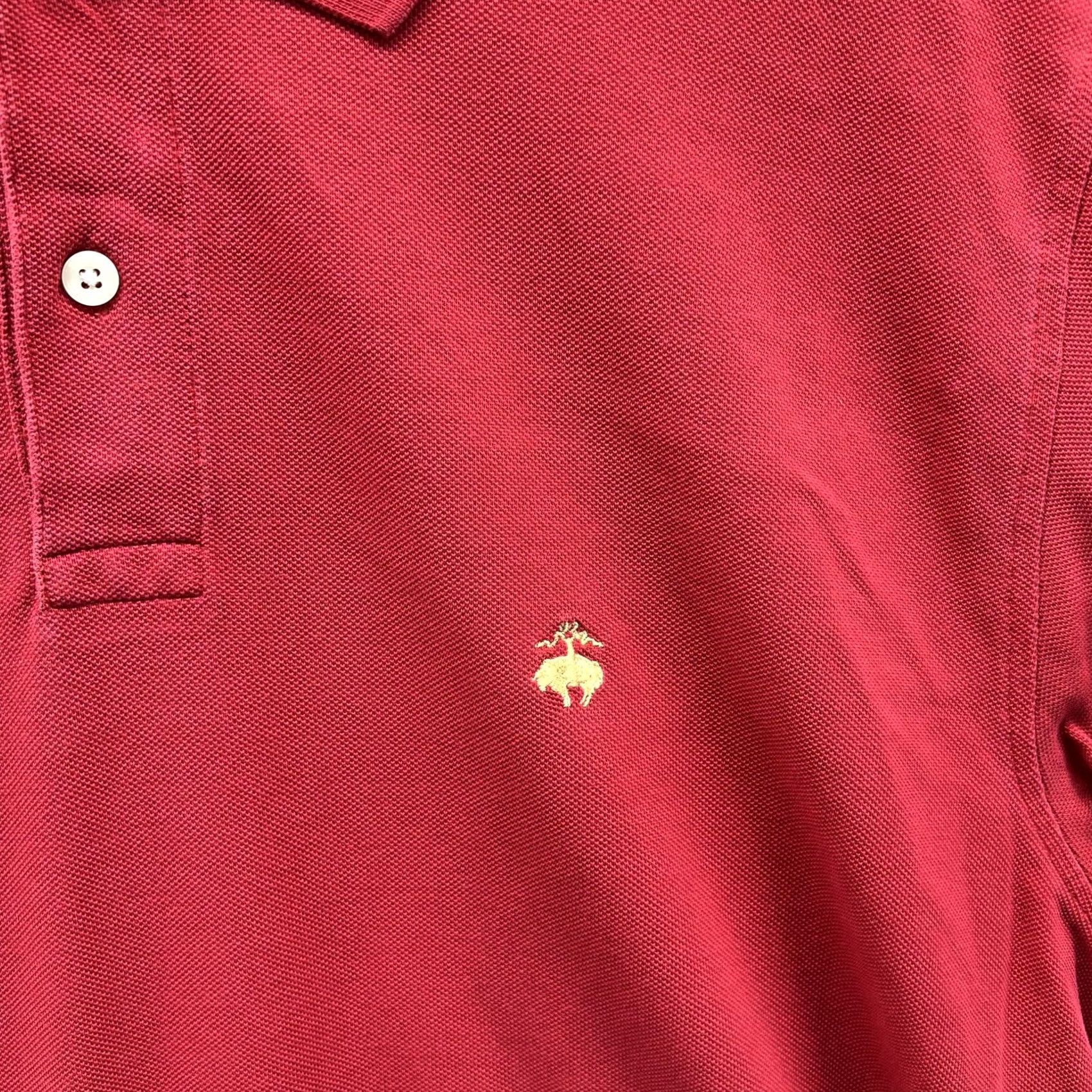 Brooks Brothers Brooks Brothers Polo Shirt Mens Large Red Performance Original Fit Cotton Pique Short Sleeve Classic Breathable Collared Size US L / EU 52-54 / 3 - 4 Thumbnail