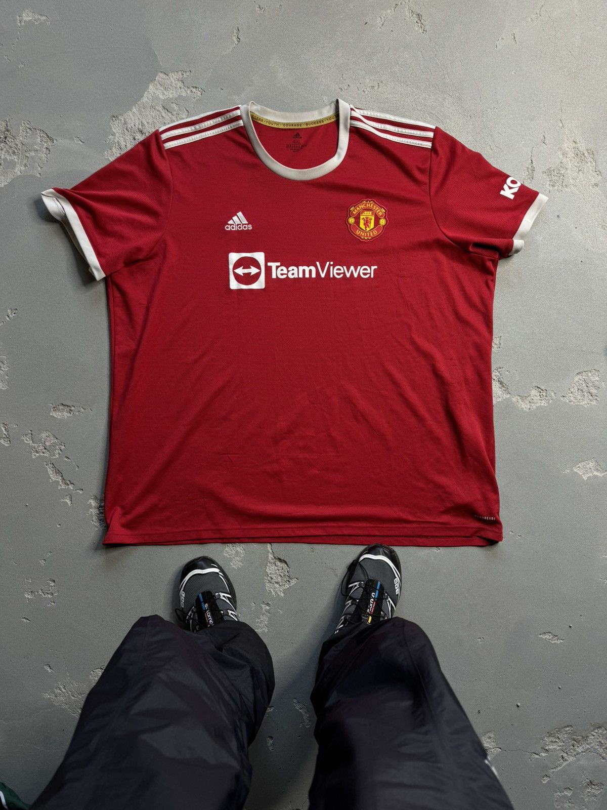 Adidas Manchester United 2021 2022 home shirt jersey soccer Size US XXL / EU 58 / 5 - 1 Thumbnail