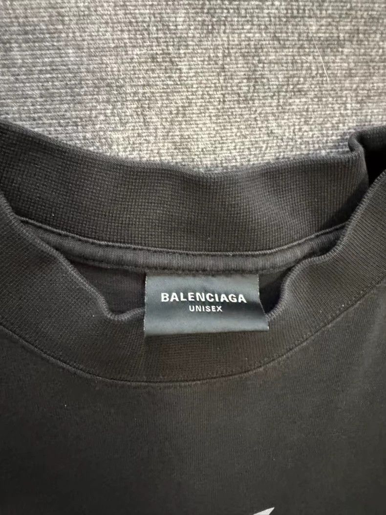 Balenciaga Balenciaga Black short-sleeved T-shirt Size US XS / EU 42 / 0 - 5 Thumbnail