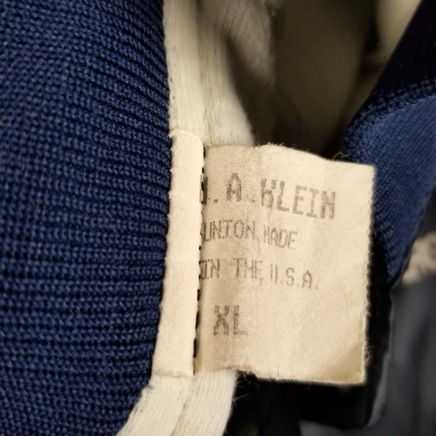 Vintage Vintage Bomber Jacket Tri-County Satin XL Blue Men Coat Illinois Size US XL / EU 56 / 4 - 4 Thumbnail