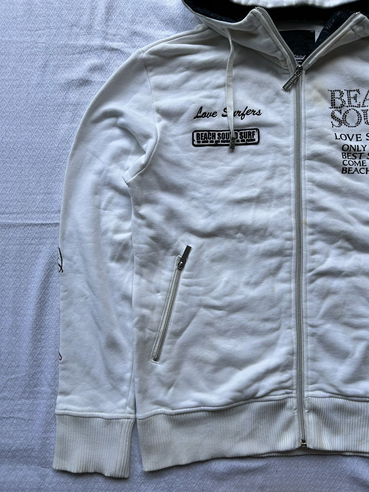Japanese Brand Japanese Beach Sound Love Surfers Zip Hoodie Size US L / EU 52-54 / 3 - 2 Thumbnail