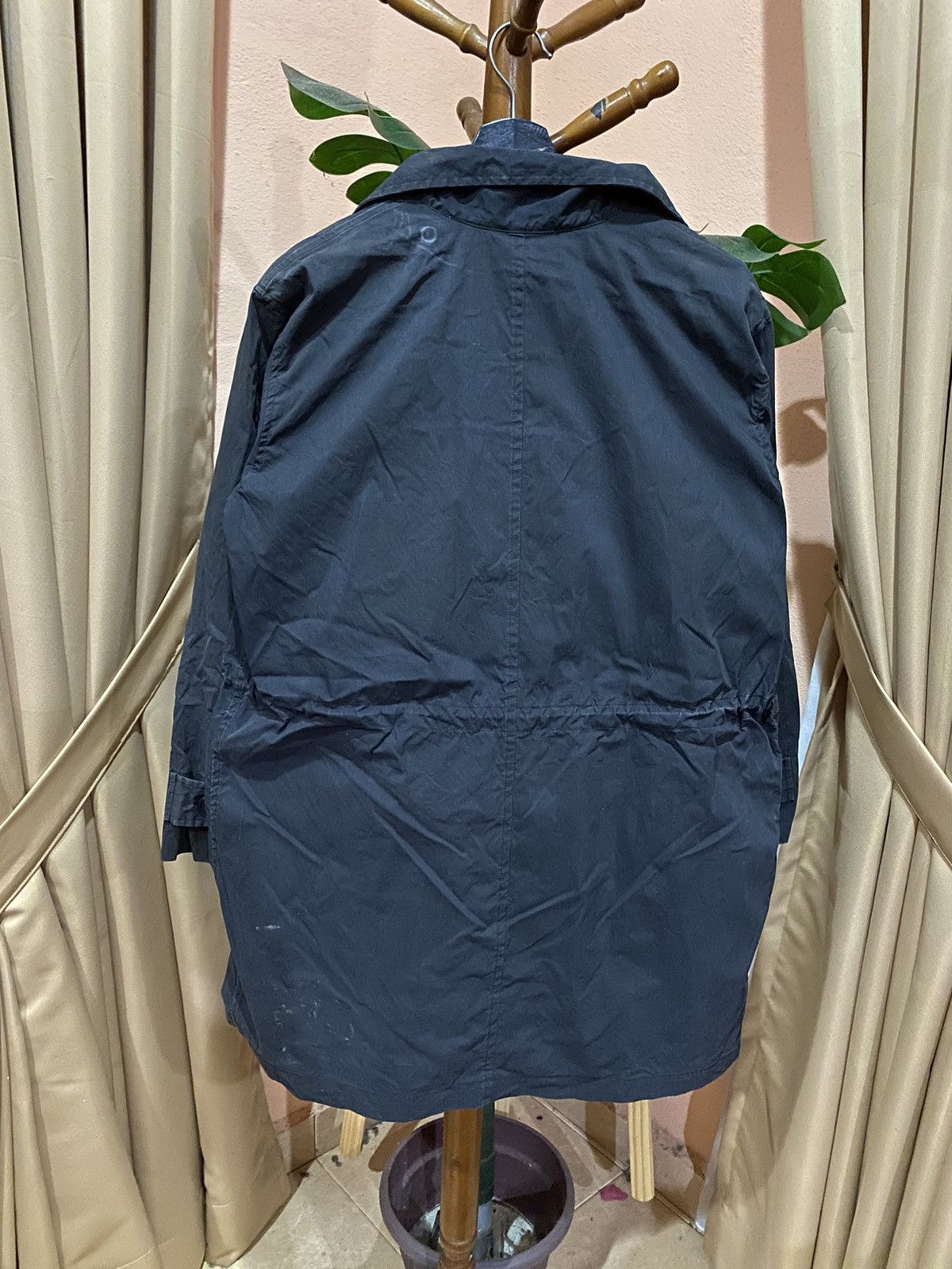 Issey Miyake Plantation Oversized Coat with Plaid Lining – Black Size US L / EU 52-54 / 3 - 9 Thumbnail