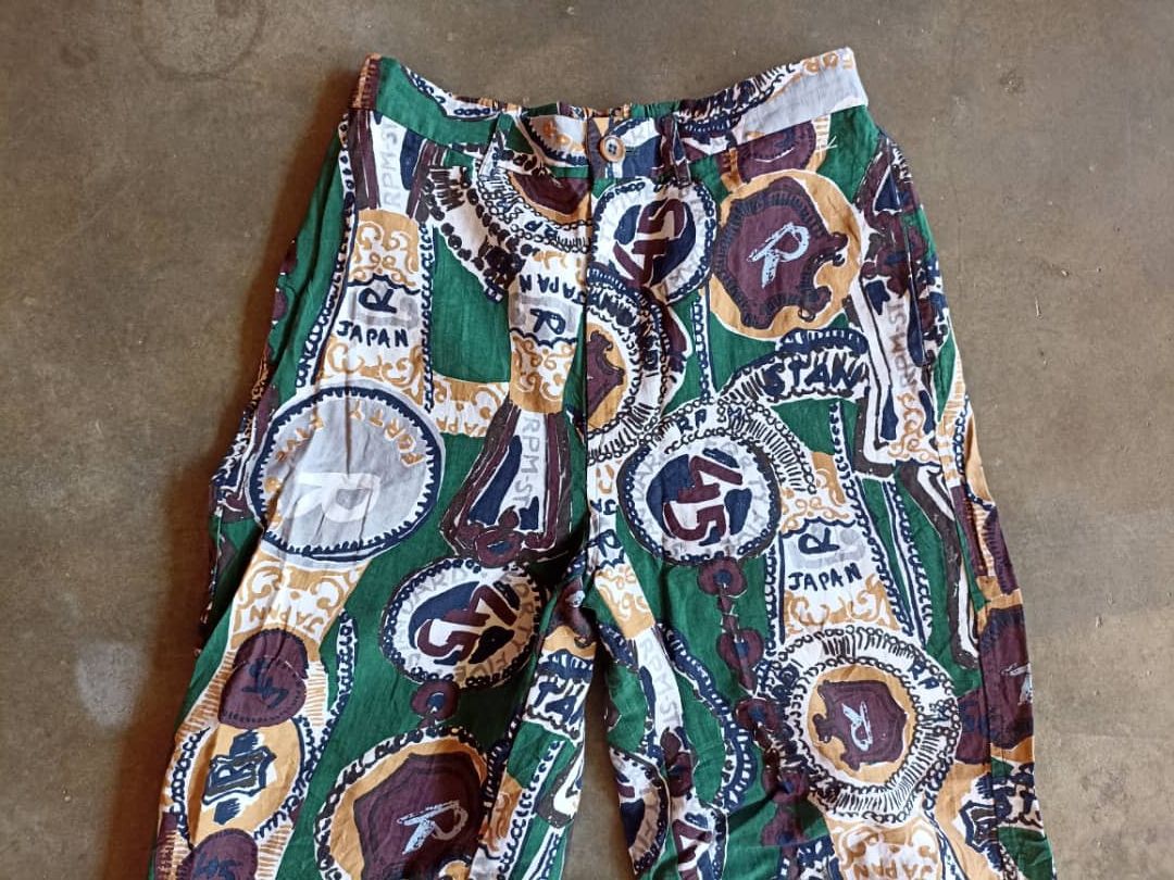 45rpm × Japanese Brand × Vintage Vintage Pants 45rpm Full Print Design Size 28" / US 6 / IT 42 - 3 Thumbnail