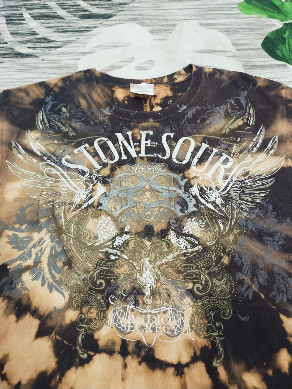 Japanese Brand Vintage STONE SOUR Rock band t shirt tie dye rare Size US L / EU 52-54 / 3 - 4 Thumbnail
