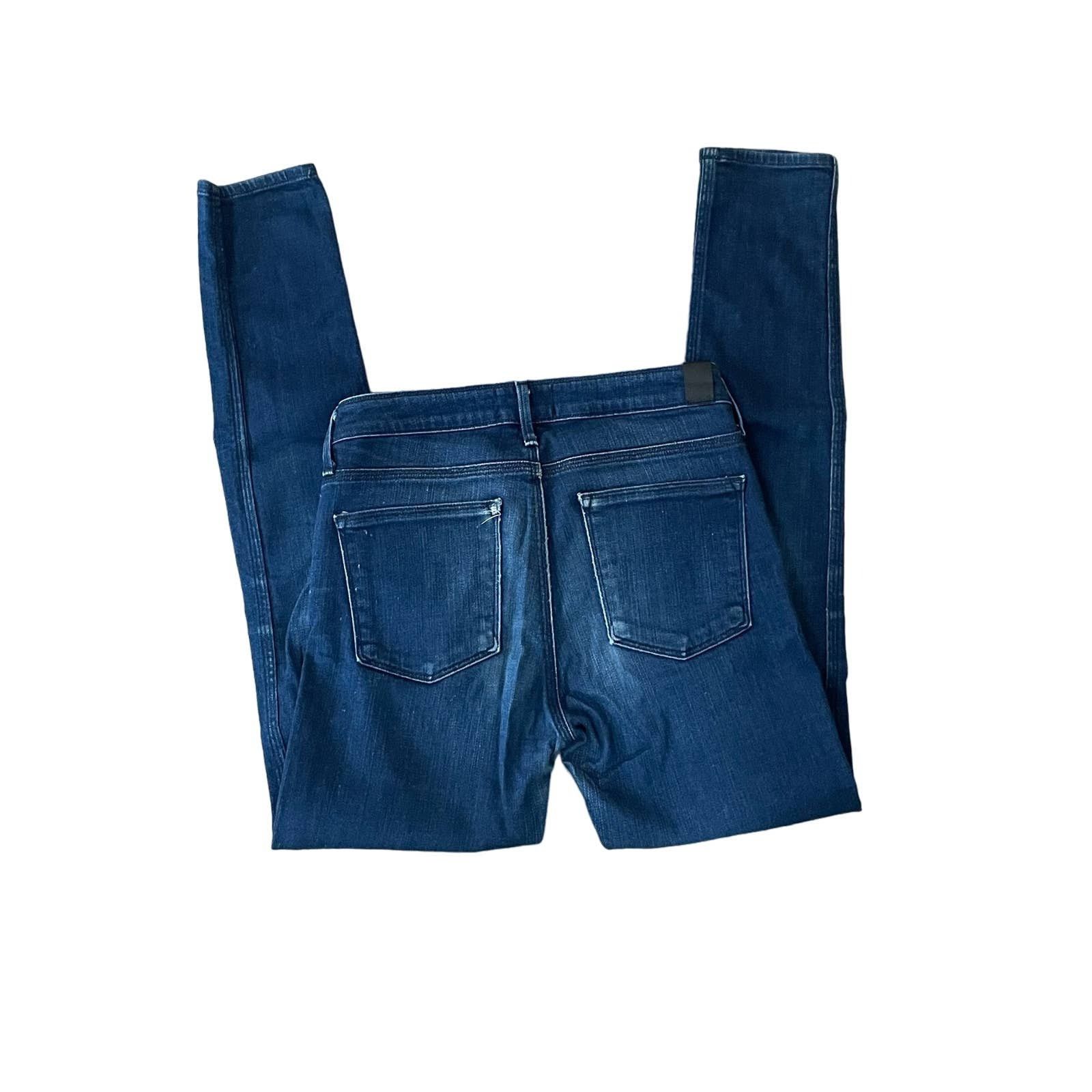 Vince Vince High Rise Skinny Dark Optic Blue Sz 27 Women's Jeans Size 27" / US 4 / IT 40 - 5 Thumbnail