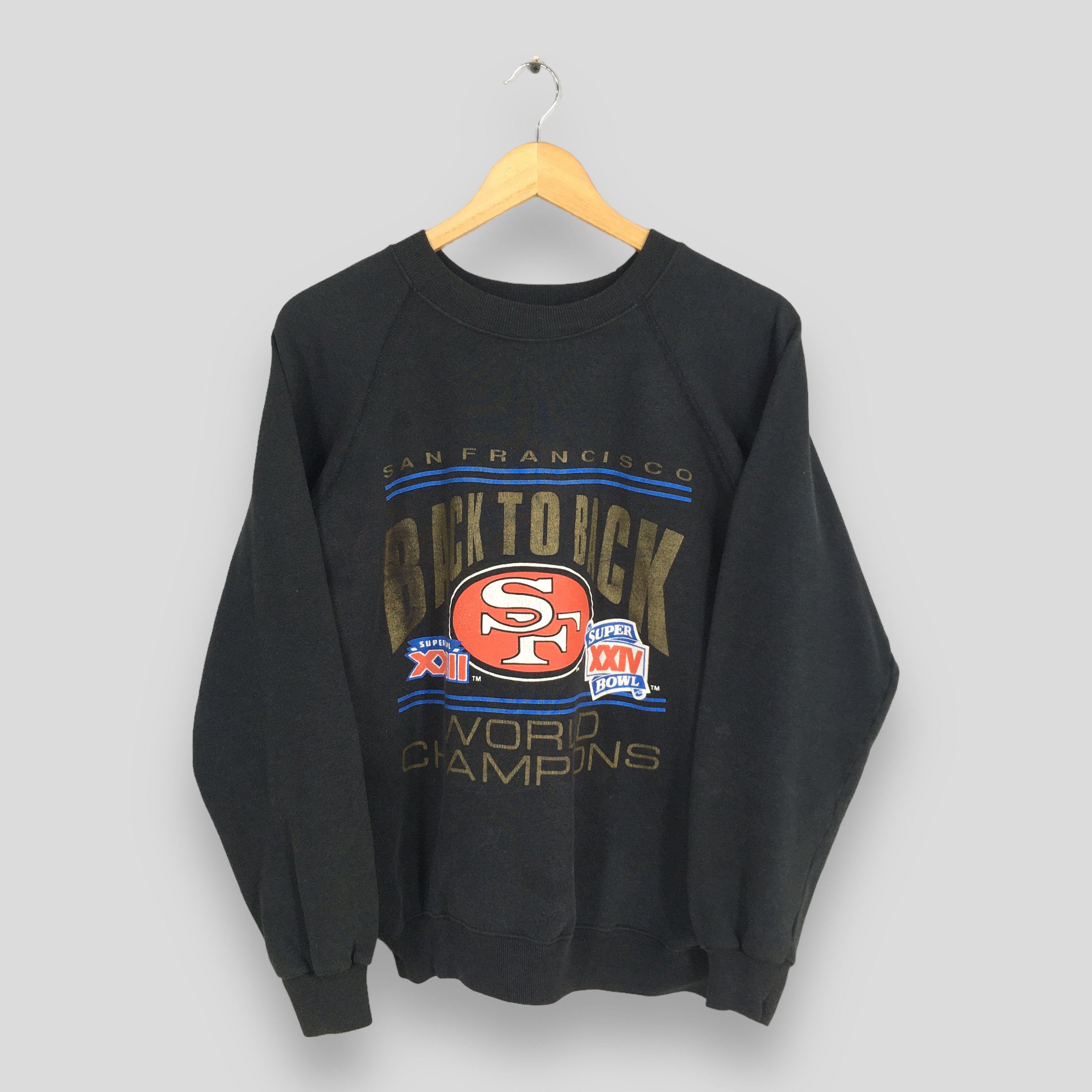 NFL × Vintage Vintage 90s San Francisco 49ers Rugby NFL Sweatshirt Medium Size US M / EU 48-50 / 2 - 1 Thumbnail