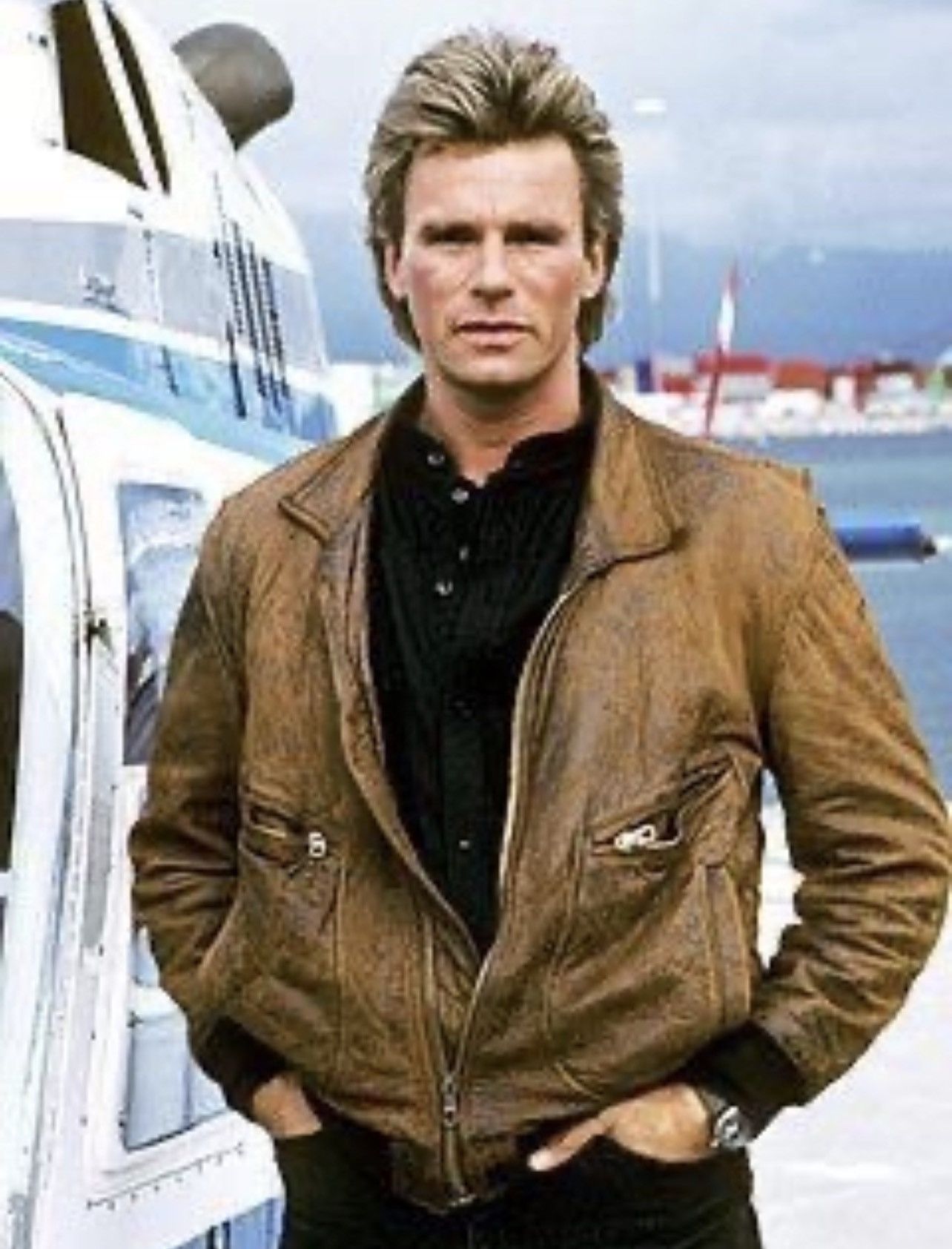 Avirex Vtg 80s Avirex USA Typ G2 Raider Leather Jacket Macgyver 2🟦 Size US L / EU 52-54 / 3 - 3 Thumbnail
