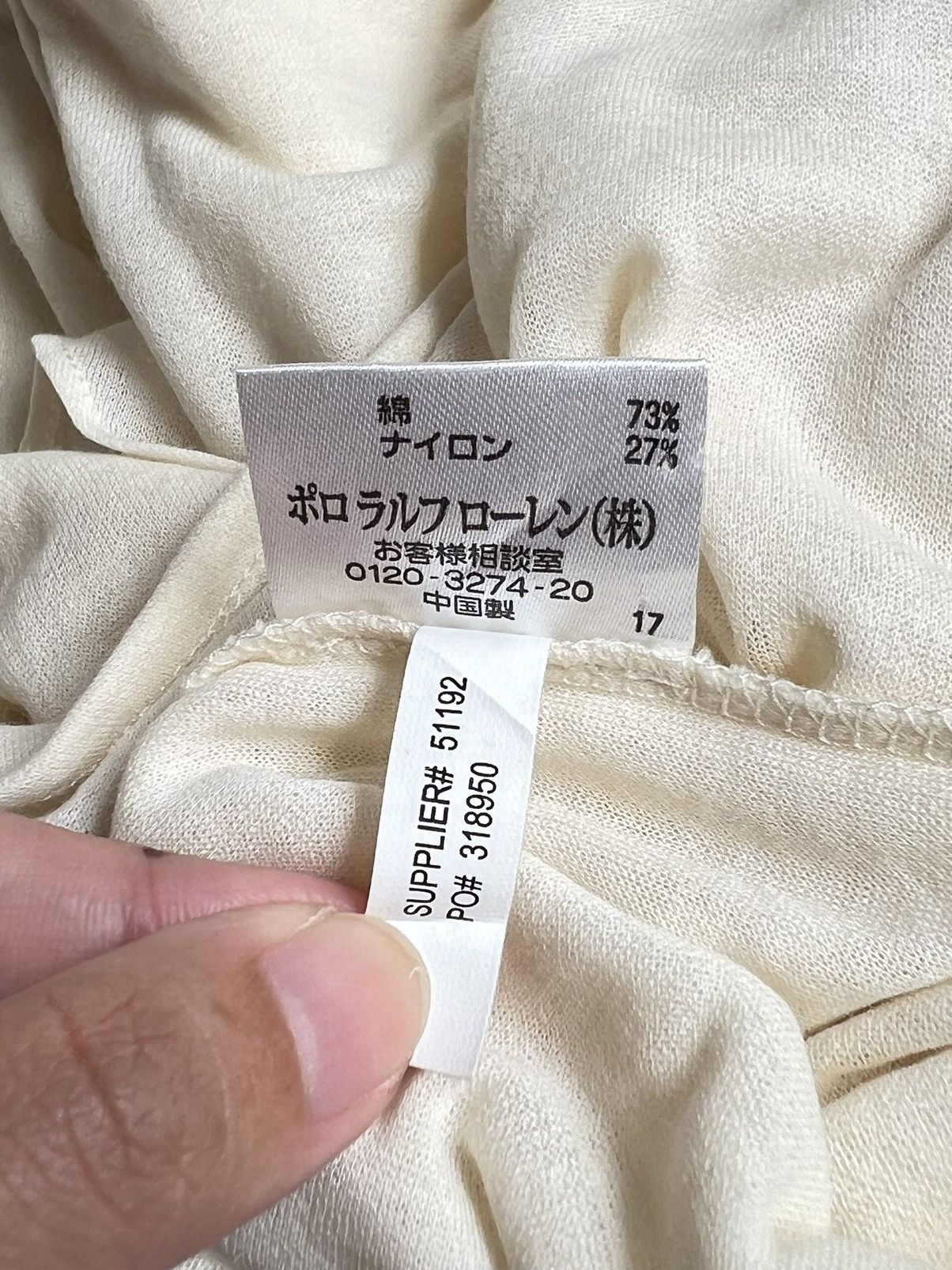 Ralph Lauren RALPH LAURENT Cream Shirt Size XS / US 0-2 / IT 36-38 - 9 Thumbnail