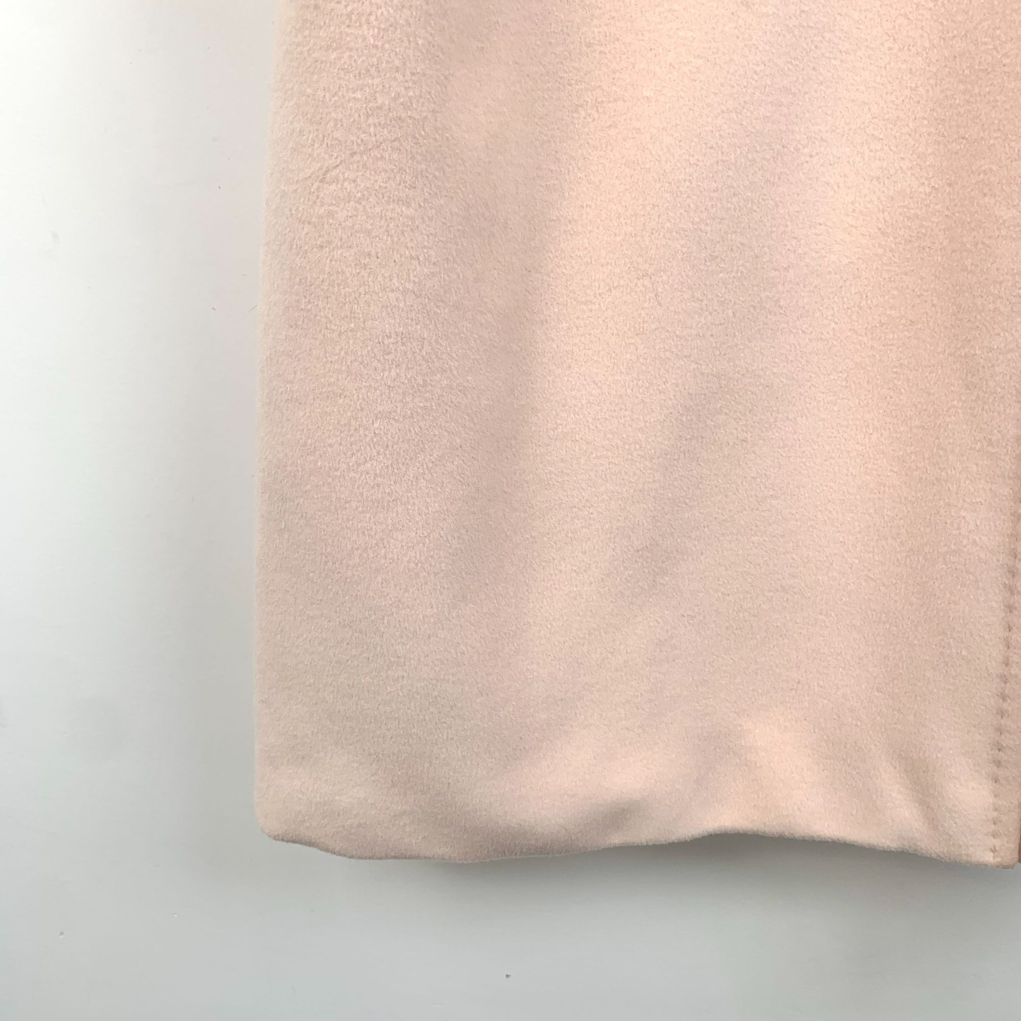 Max Mara MaxMara Soft Pink Wool-Blend Double-Breasted Long Coat Size XS / US 0-2 / IT 36-38 - 5 Thumbnail