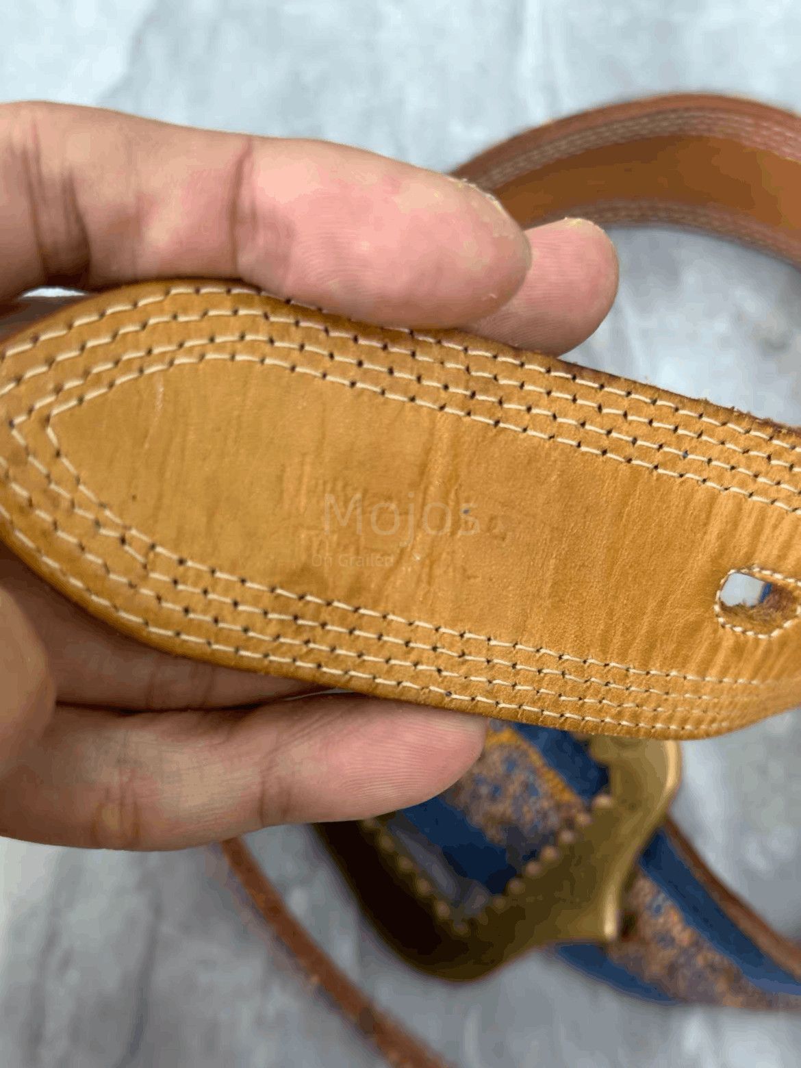 Number Nine 09SS Stitches Leather Belt-2508