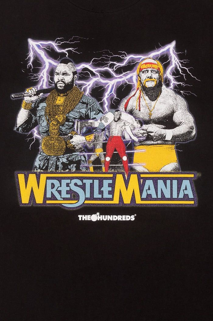 The Hundreds × WWF The Hundreds Hulk Hogan Vs Mr. T Tee Black Sz. Medium Size US M / EU 48-50 / 2 - 3 Thumbnail