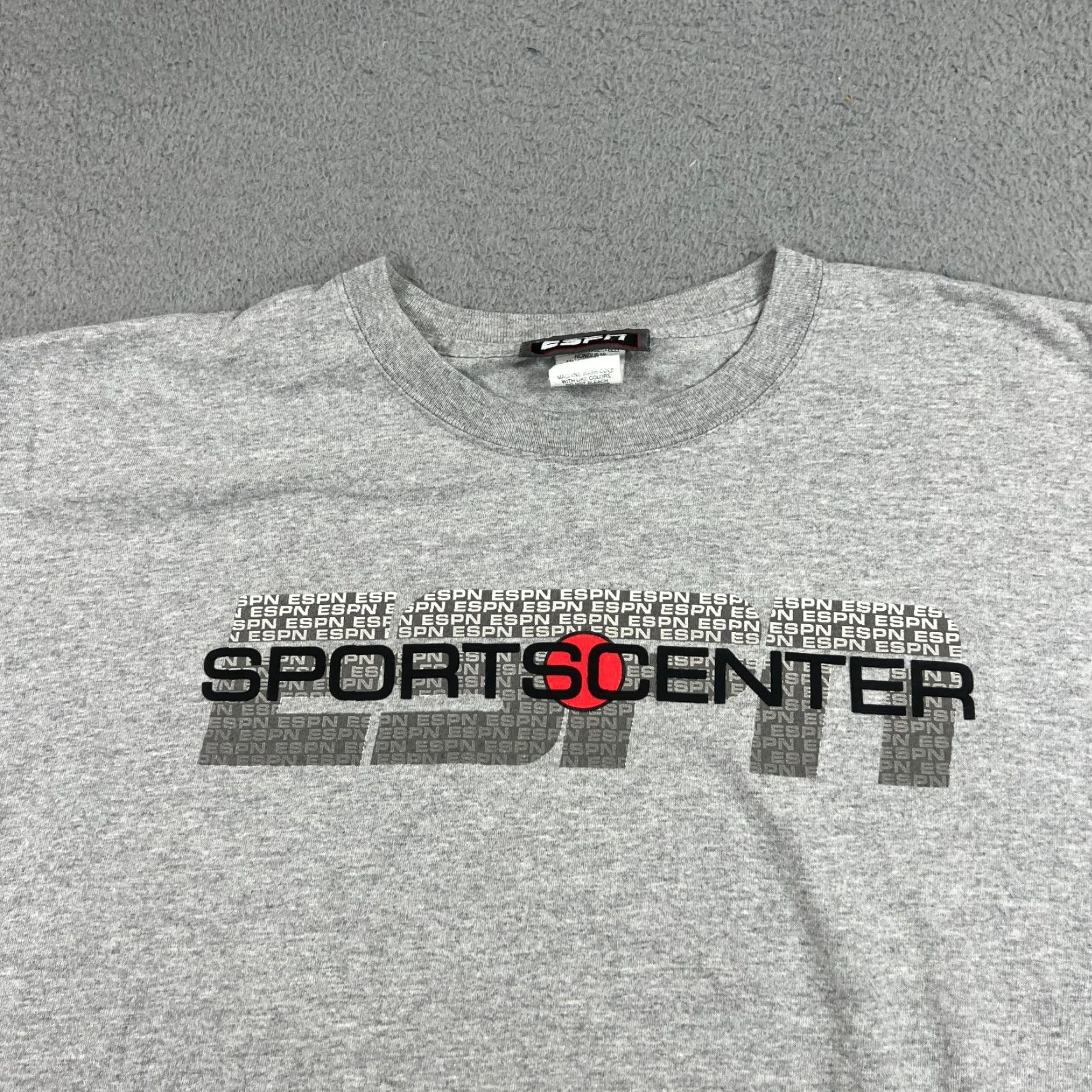 Vintage VINTAGE ESPN T Shirt XL Men Gray Cotton ESPN SportsCenter Graphic Print Short Sleeve Crew Neck 00s 2000s Size US XL / EU 56 / 4 - 5 Thumbnail