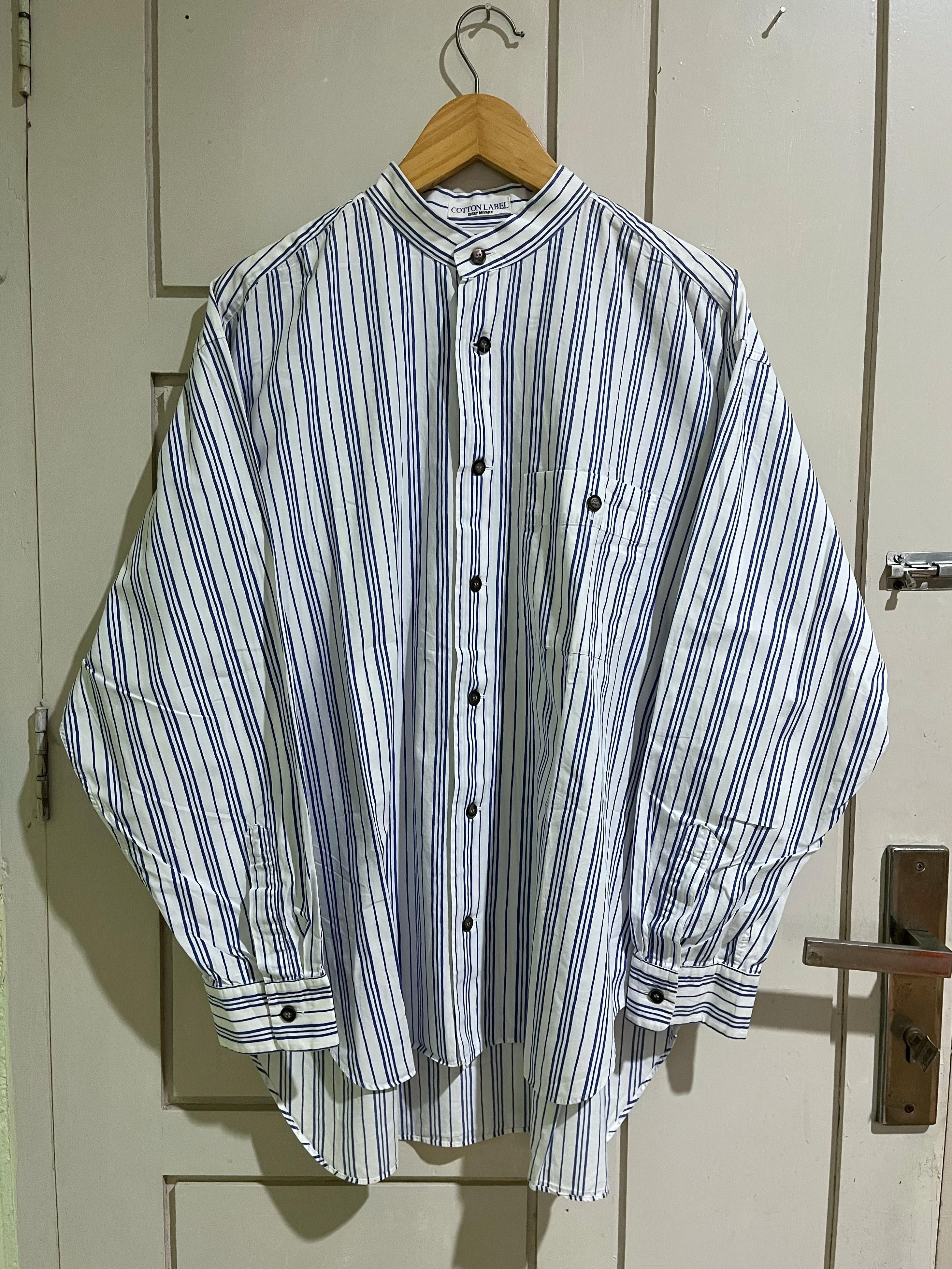 Issey Miyake Issey Miyake sanghai mandarin collar shirt Size US XL / EU 56 / 4 - 1 Thumbnail