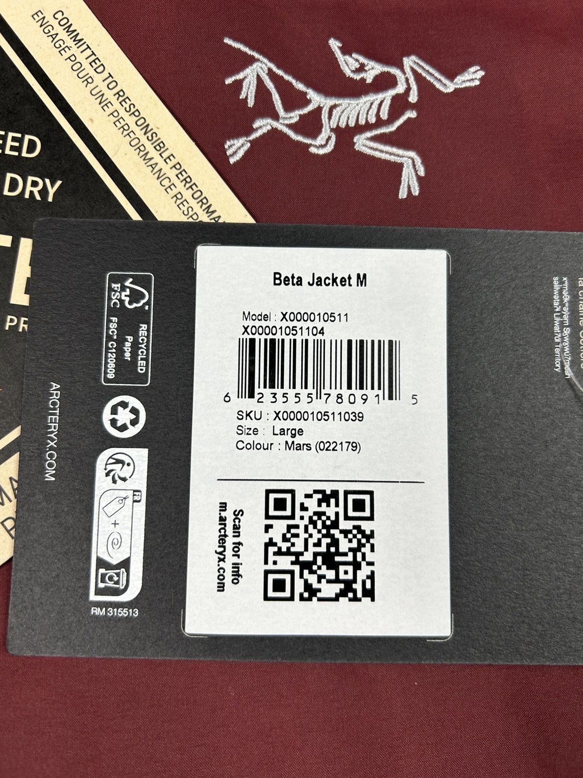 Arc'teryx Arc’teryx Beta Mars L Size US L / EU 52-54 / 3 - 5 Thumbnail