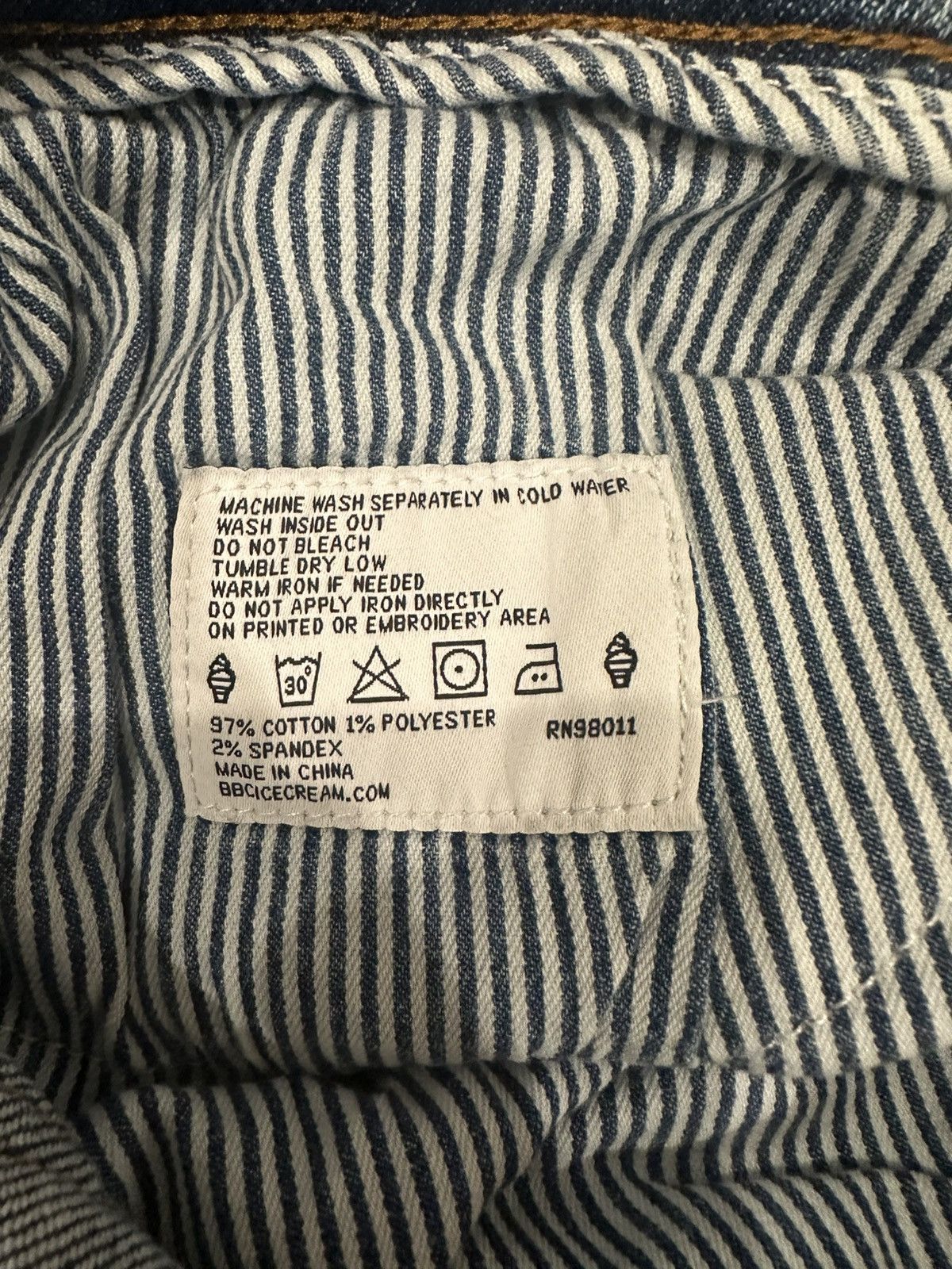Icecream ICECREAM THE SOUND OF MUSIC JEAN MED WASH BLUE DENIM JEAN Size US 34 / EU 50 - 8 Thumbnail