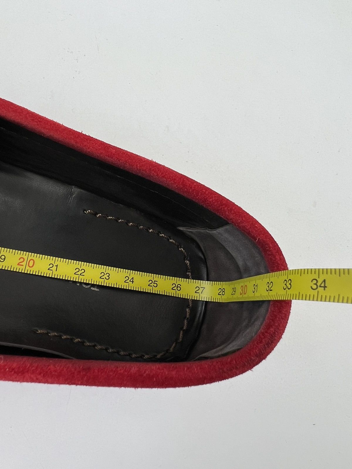 Tom Ford TOM FORD Loafers Suede Shoes Woven Strap Red Men’s Size US 8 / EU 41 - 23 Thumbnail