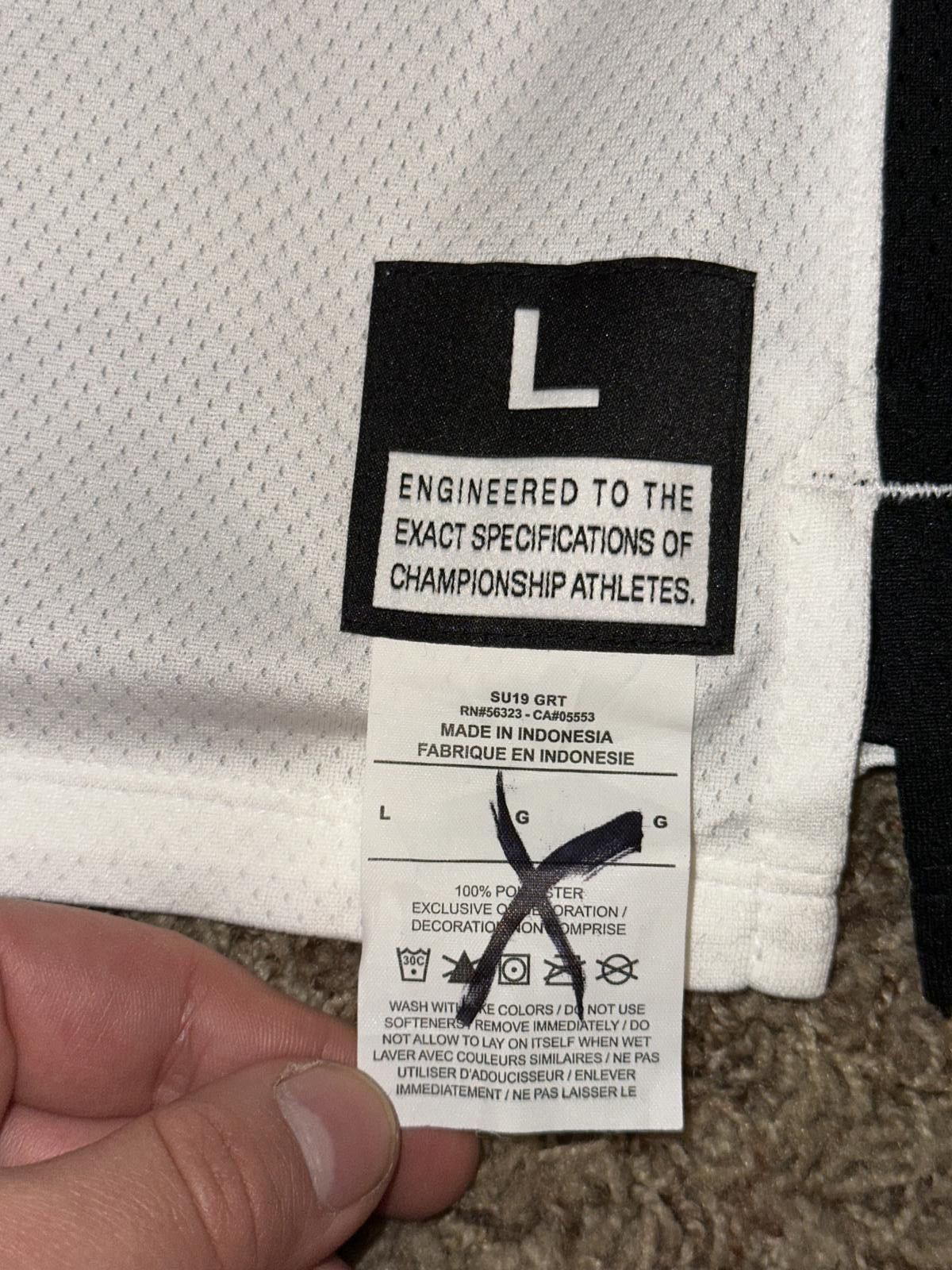 Nike Nike Men’s Reversible Basketball Game Black/White Jersey Size US L / EU 52-54 / 3 - 7 Thumbnail