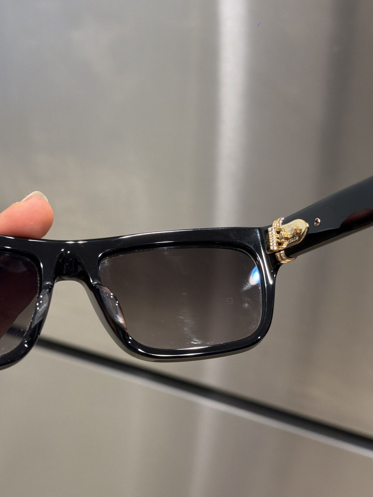 Chrome Hearts Gold Sluss bussin II 2 sunglasses Size ONE SIZE - 10 Thumbnail