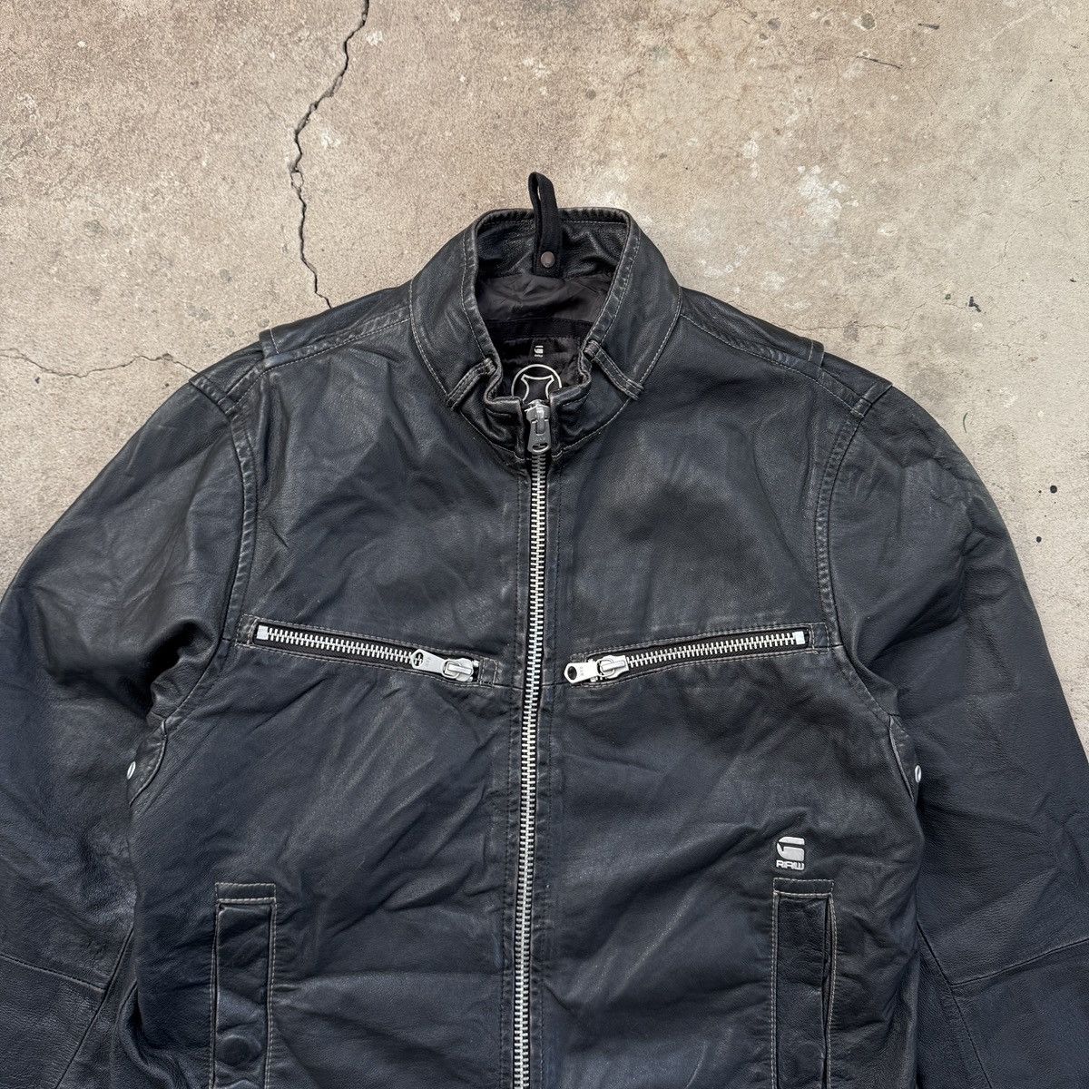 G-Star G-Star Raw Engineered Leather Zip Jacket Size US M / EU 48-50 / 2 - 3 Thumbnail