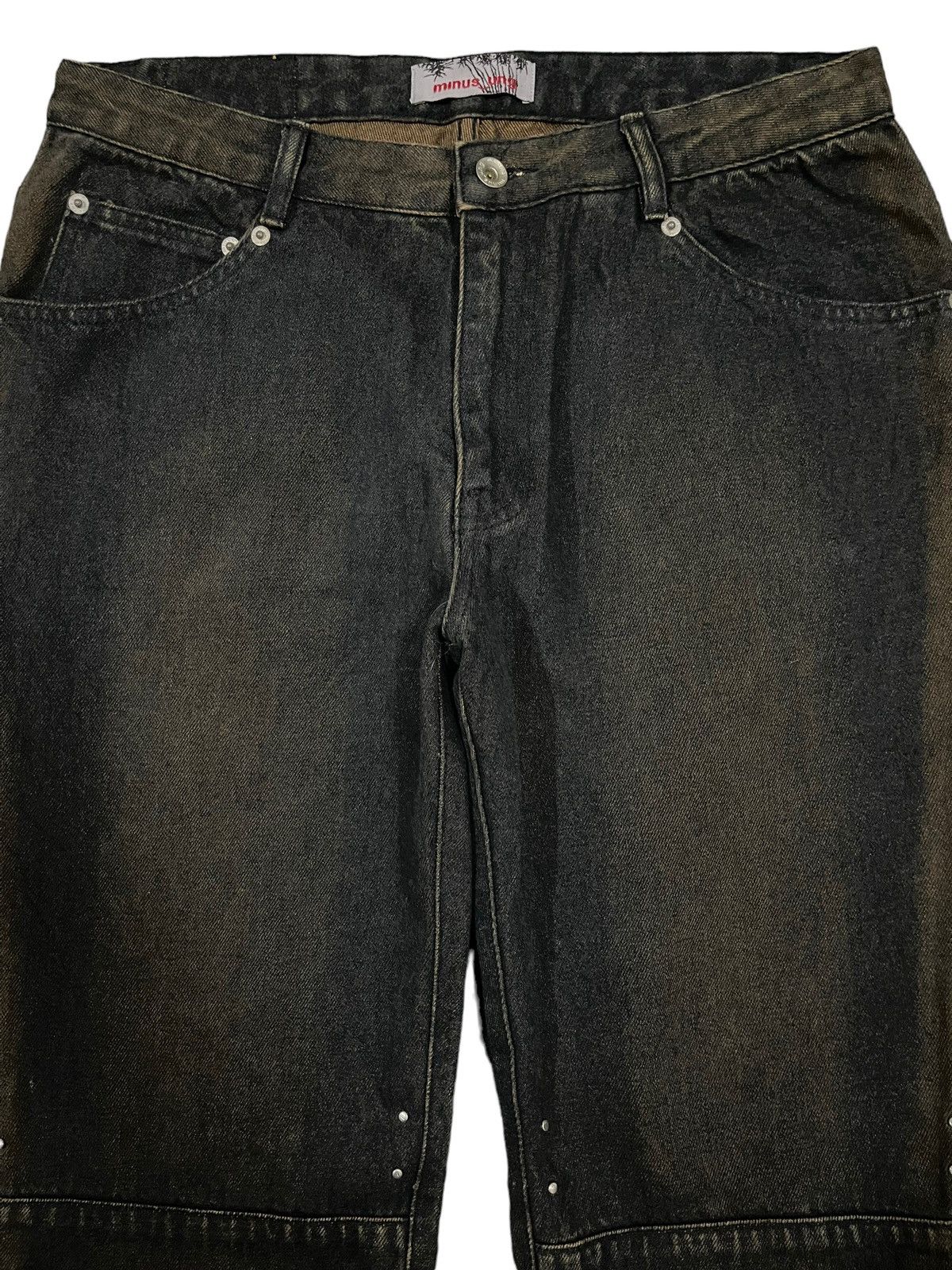 If Six Was Nine Vintage Japanese Brand Faded Wash Style Flare Jeans Size US 31 - 3 Thumbnail