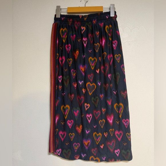 Farm Rio FARM Rio Heart Print Knit Set (Top & Skirt /2pc Set) – (XS) Size XS / US 0-2 / IT 36-38 - 11 Thumbnail