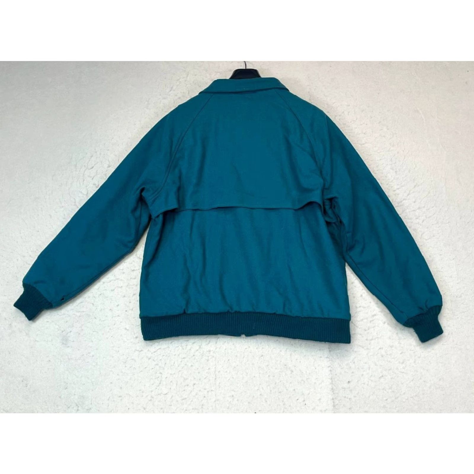 Pendleton VINTAGE Pendleton Bomber Jacket Jacket Wool Lined Full Zip USA MADE Blue Men's L Size US L / EU 52-54 / 3 - 2 Thumbnail