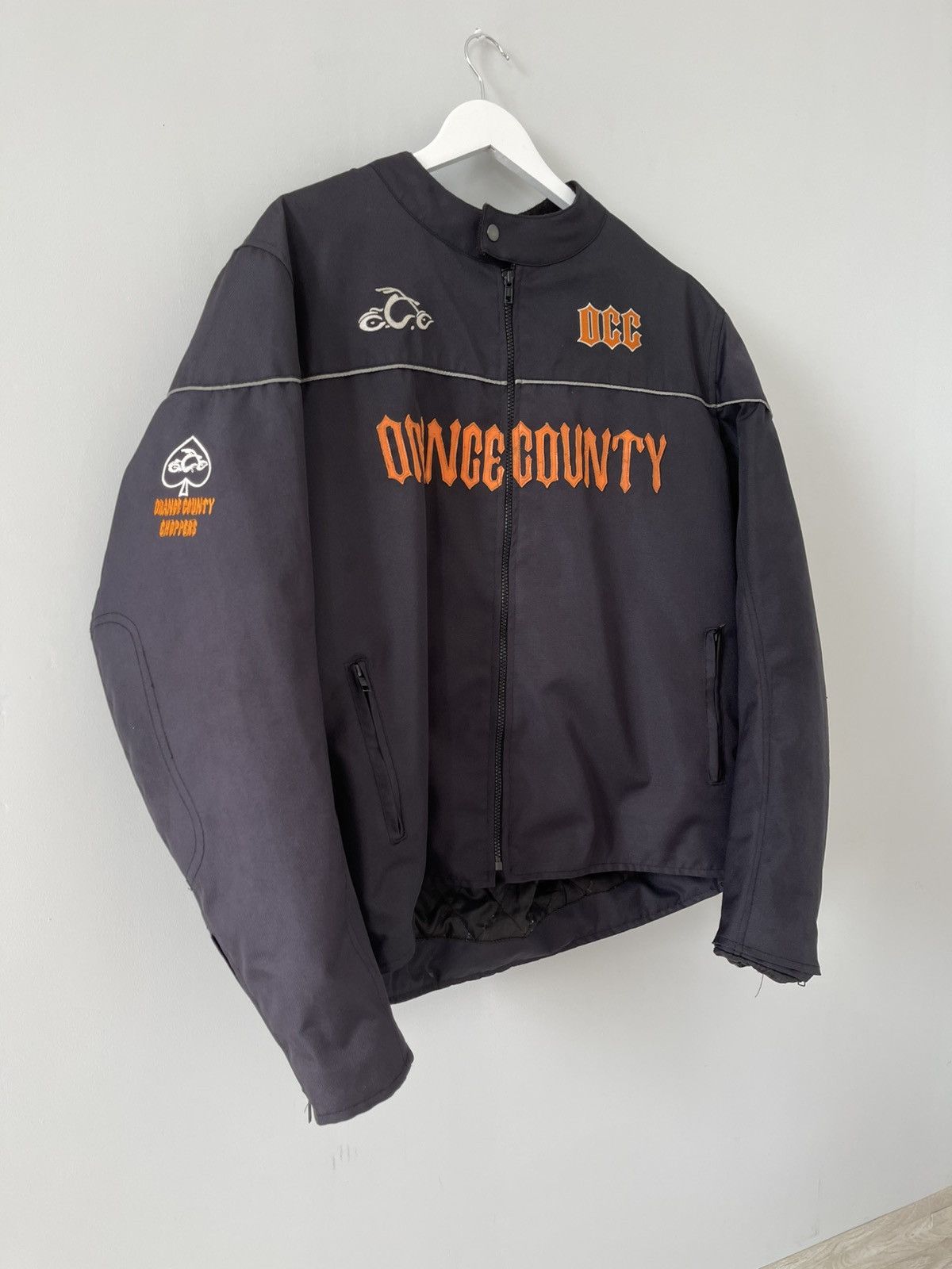 Vintage Vintage Orange County Choppers Armored Motorcycle Jacket Size US XL / EU 56 / 4 - 3 Thumbnail