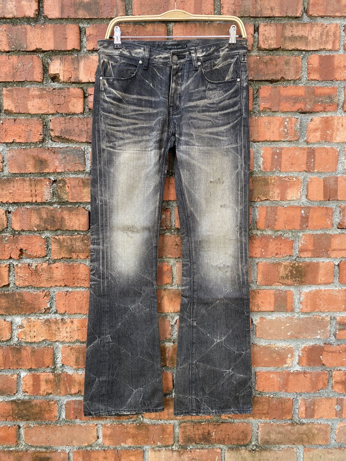 GOSTAR DE FUGA W30x31 Gostar de fuga flare denime Size 30" / US 8 / IT 44 - 1 Thumbnail