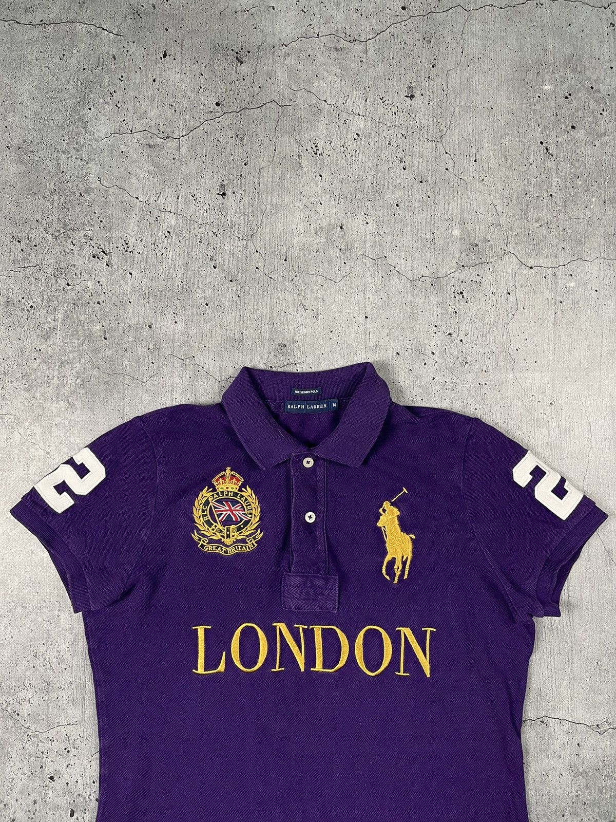 Polo Ralph Lauren × Ralph Lauren × Vintage RARE ! Polo Ralph Lauren rugby "LONDON" t-shirt Size M / US 6-8 / IT 42-44 - 2 Thumbnail