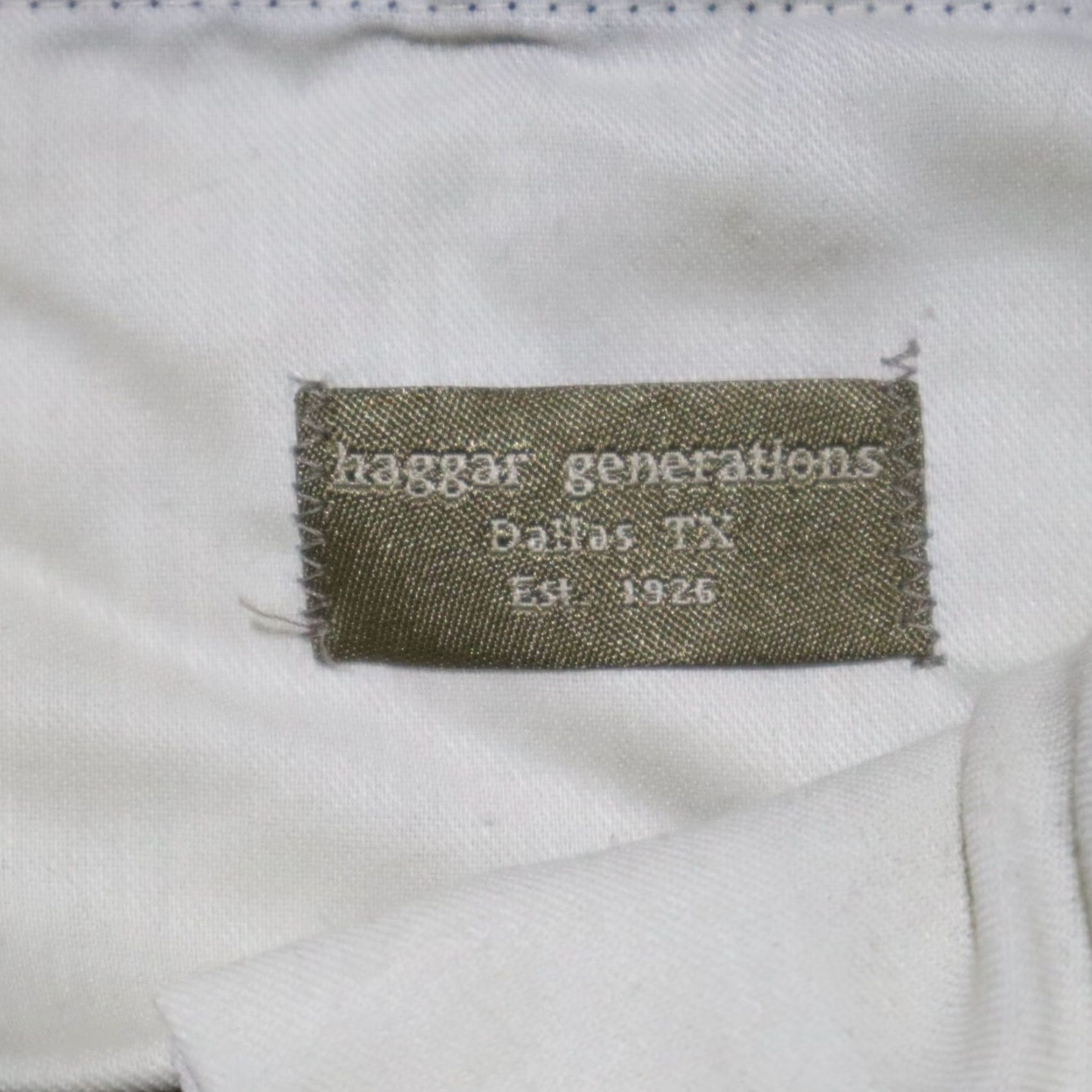 Haggar Haggar Dress Pants Main Selling Point Navy Blue Pleat Front Men Size 34 X 31 Black Cotton Size US 34 / EU 50 - 2 Thumbnail