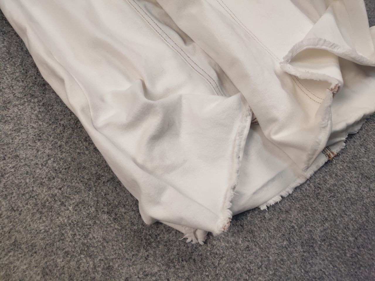 By Malene Birger Design Wayde White Baggy Wide Leg Jeans, Women's (Size 28) — image 6 of 6