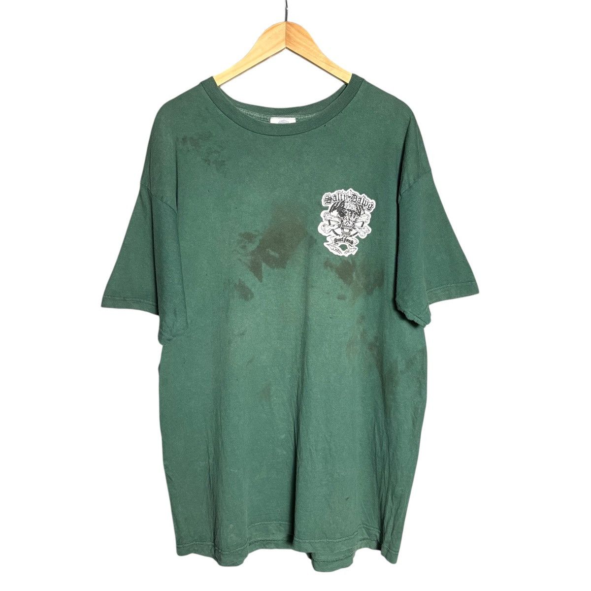Vintage Vintage 90s Surf The 7 Seas Distressed T-Shirt Size US XL / EU 56 / 4 - 2 Thumbnail