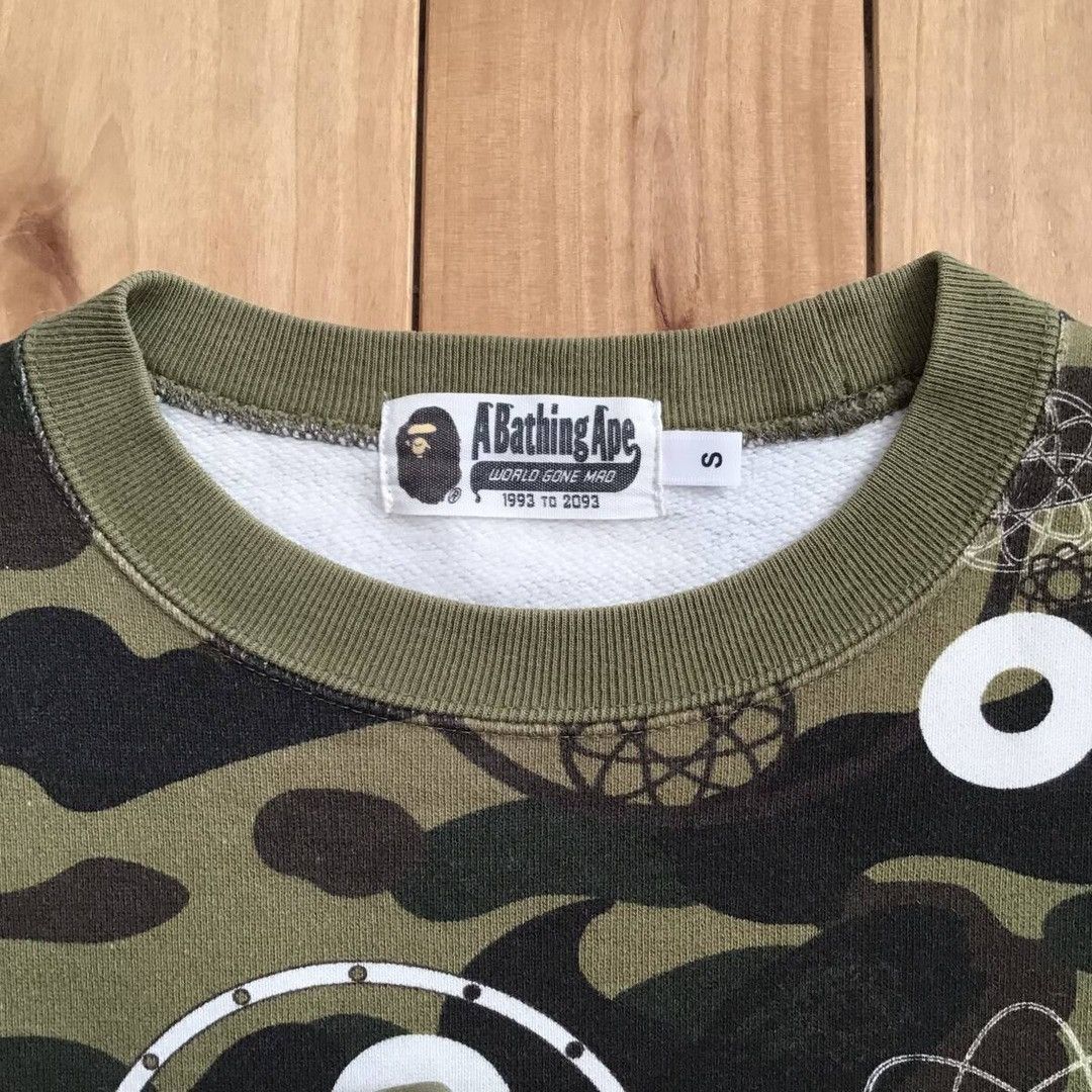 Bape × Futura BAPE × Futura sweat shirt 1st camo green a bathing ape Size US S / EU 44-46 / 1 - 4 Thumbnail