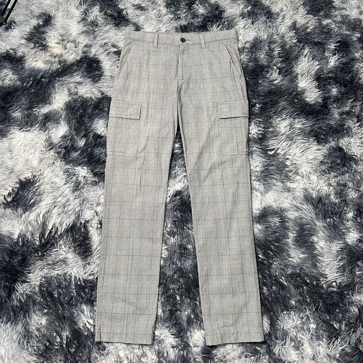 Uniqlo Uniqlo Chequered Cargo Pants Size US 32 / EU 48 - 1 Thumbnail