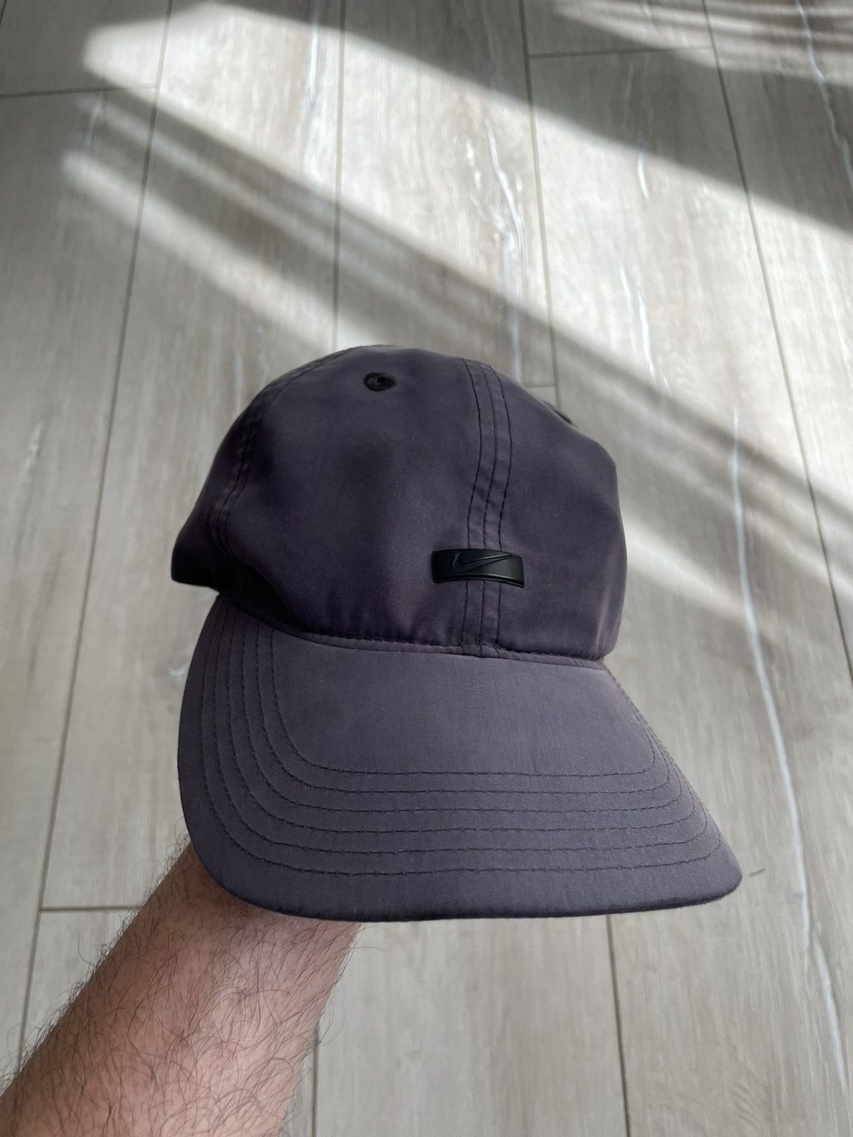 Nike × Vintage Vintage Nike Cap Hat Metal Logo Size ONE SIZE - 2 Thumbnail