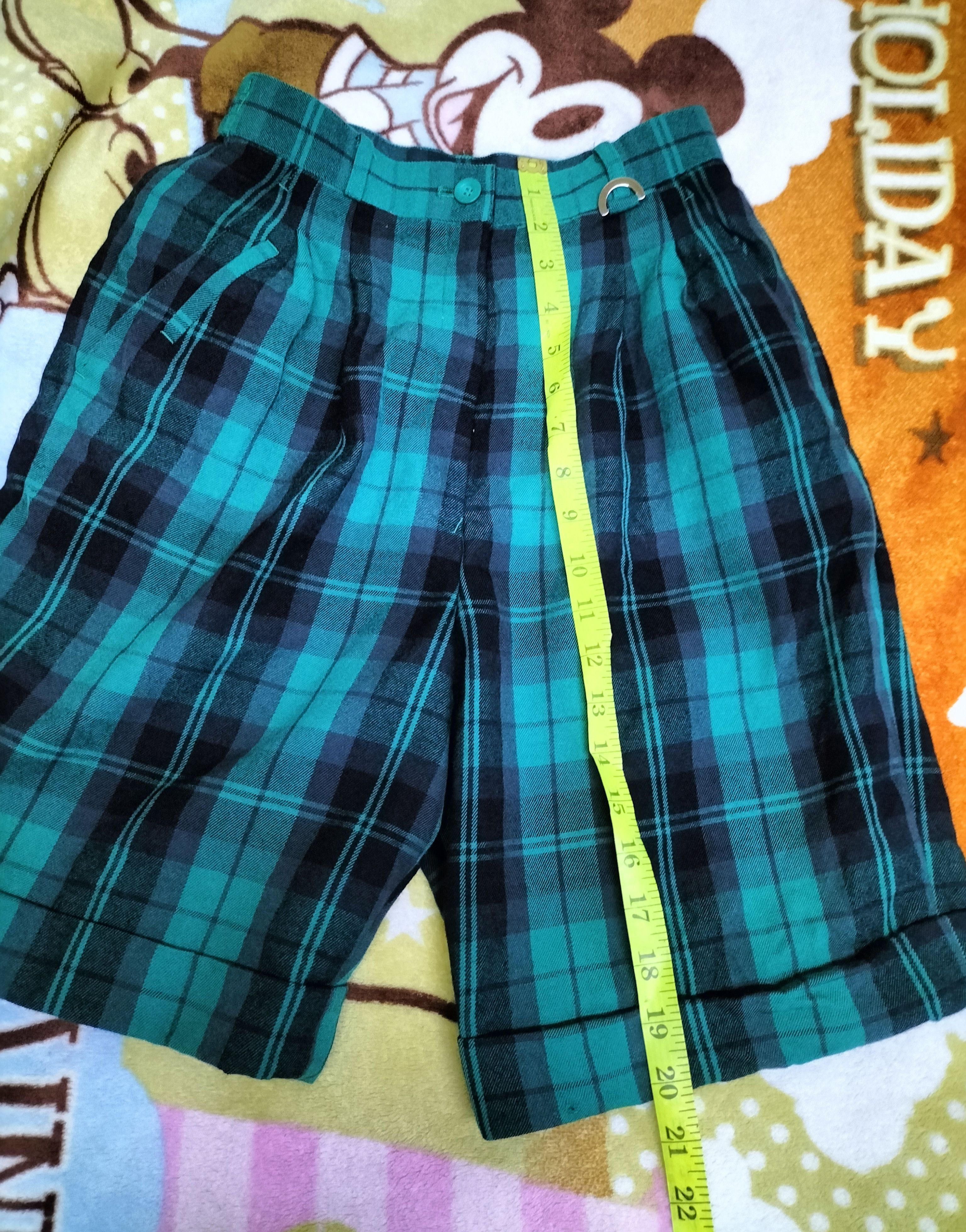 Christian Dior Monsieur Vintage Christian Dior plaid shorts Size 24" / US 00 / IT 34 - 4 Thumbnail