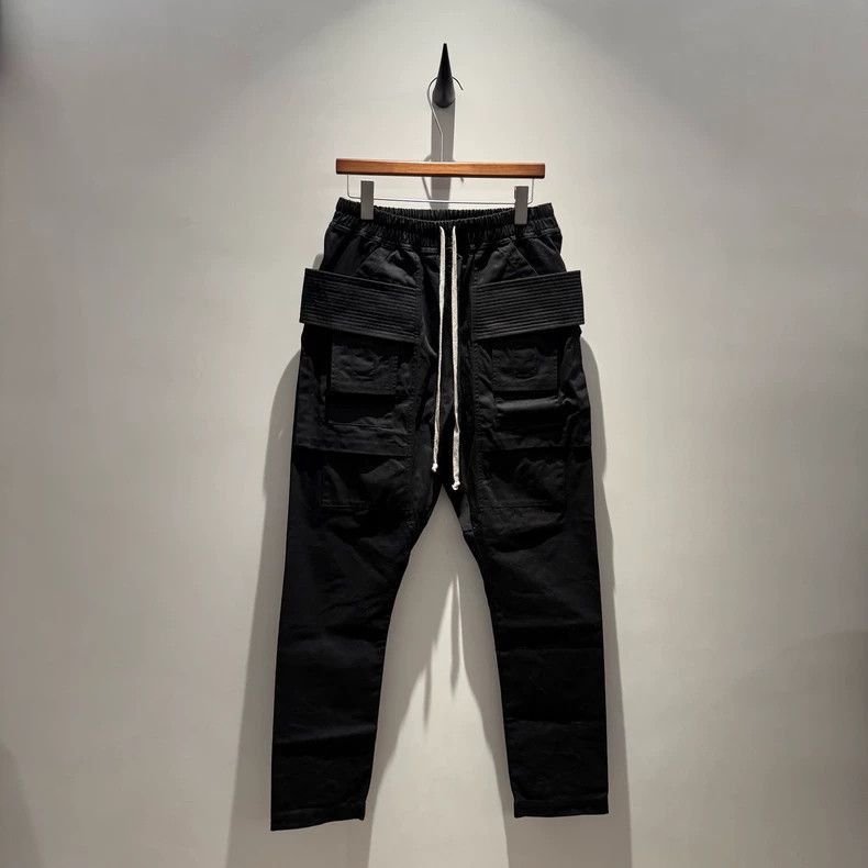Rick Owens Rick Owens Double-ring cotton trousers with double-track fo Size US 30 / EU 46 - 1 Thumbnail