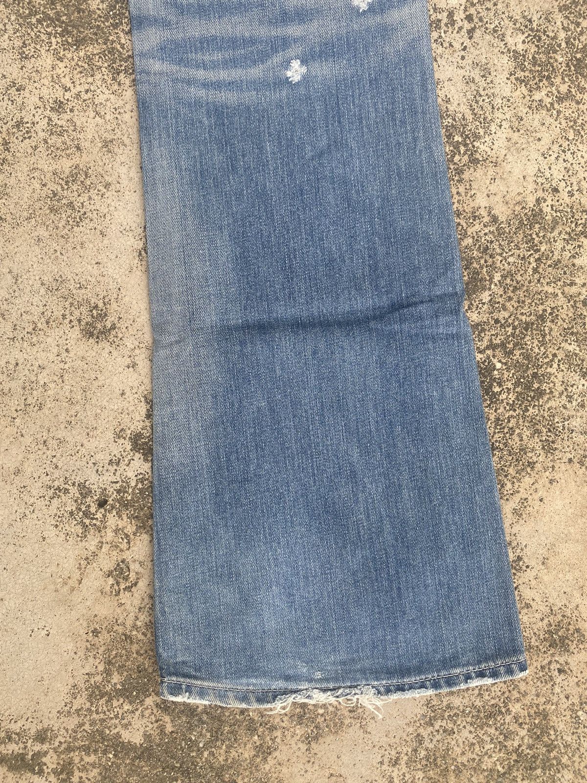 If Six Was Nine × Japanese Brand × Vanquish Flare Jeans Vanquish Faded Distressed Size US 33 - 18 Thumbnail