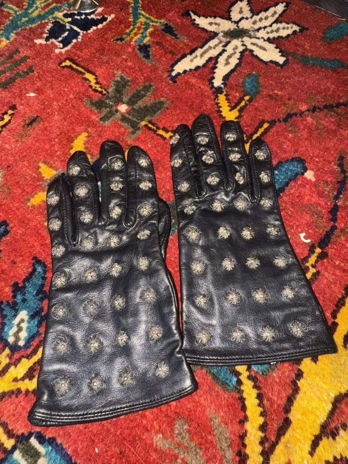 Chrome Hearts Chrome Hearts Leather studded gloves Size ONE SIZE - 1 Thumbnail