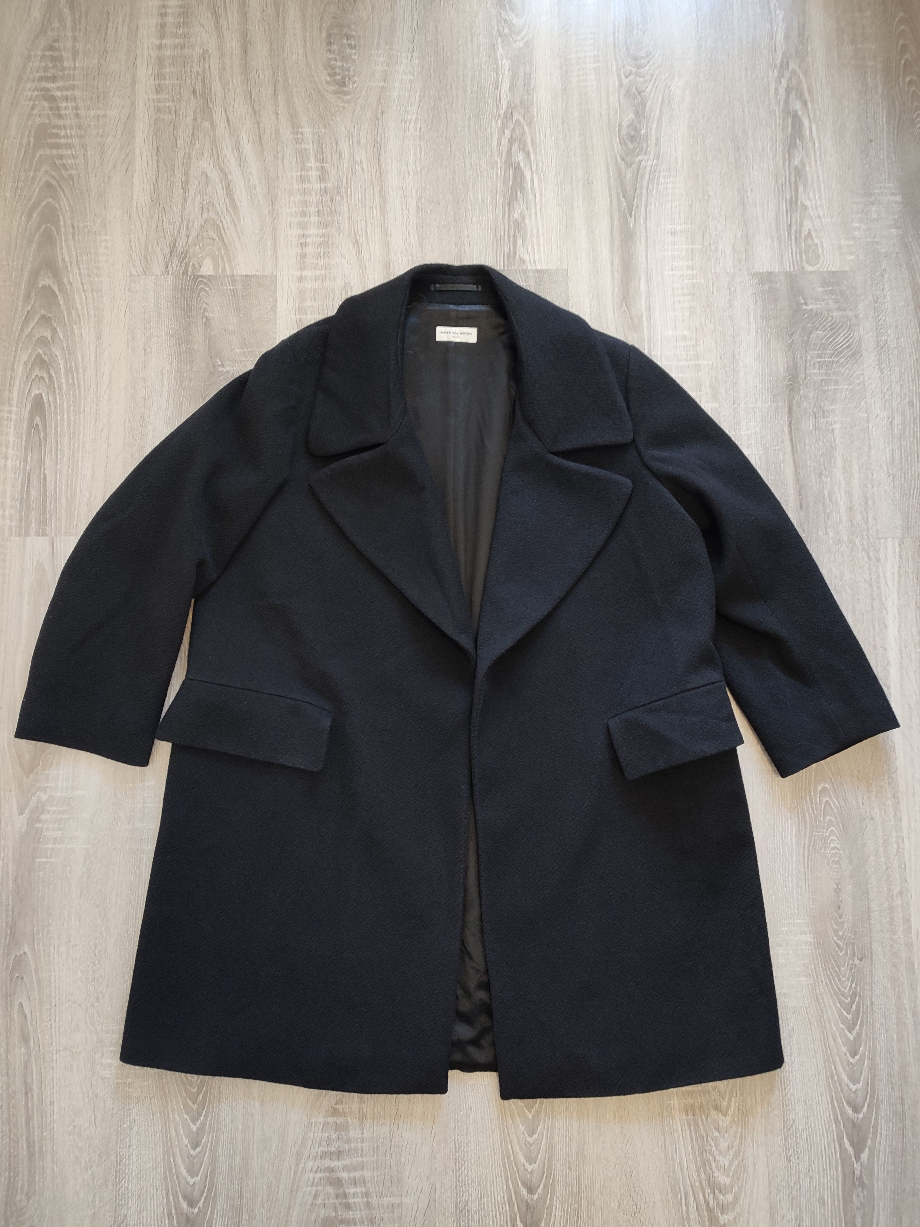 Dries Van Noten Dries Van Noten Black Wool Coat M Size M / US 6-8 / IT 42-44 - 5 Thumbnail