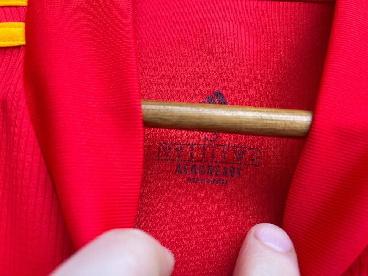 Adidas 2020 Wales soccer jerseys EURO CUP Wales football shirt BALE Size US S / EU 44-46 / 1 - 4 Thumbnail