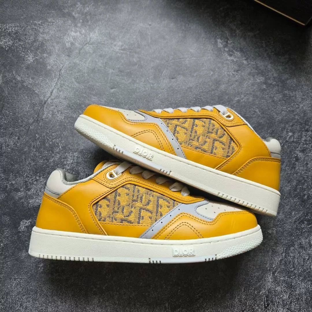 Dior Dior Yellow Lowtop Sneakers 27 Women Size US 8 / IT 38 - 1 Thumbnail