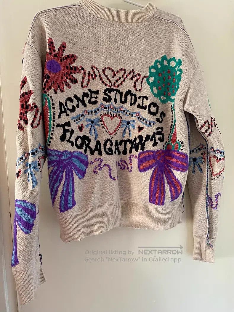 Acne Studios Acne Studios Christmas Special Embroidered Pattern Sweater Size US S / EU 44-46 / 1 - 2 Thumbnail