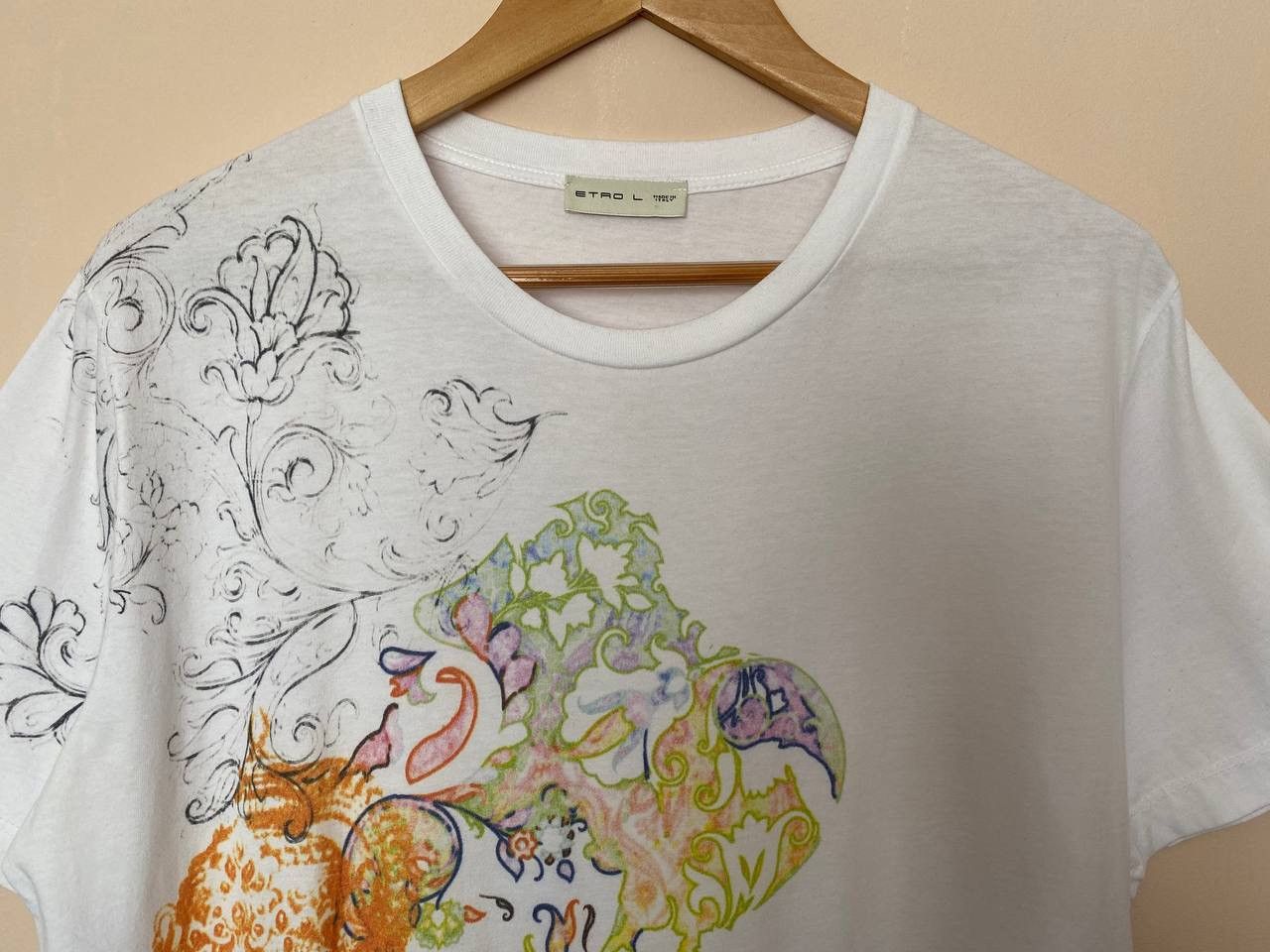Etro Etro Big Logo Men’s T-shirt ETRO S/S 18 Size US L / EU 52-54 / 3 - 4 Thumbnail