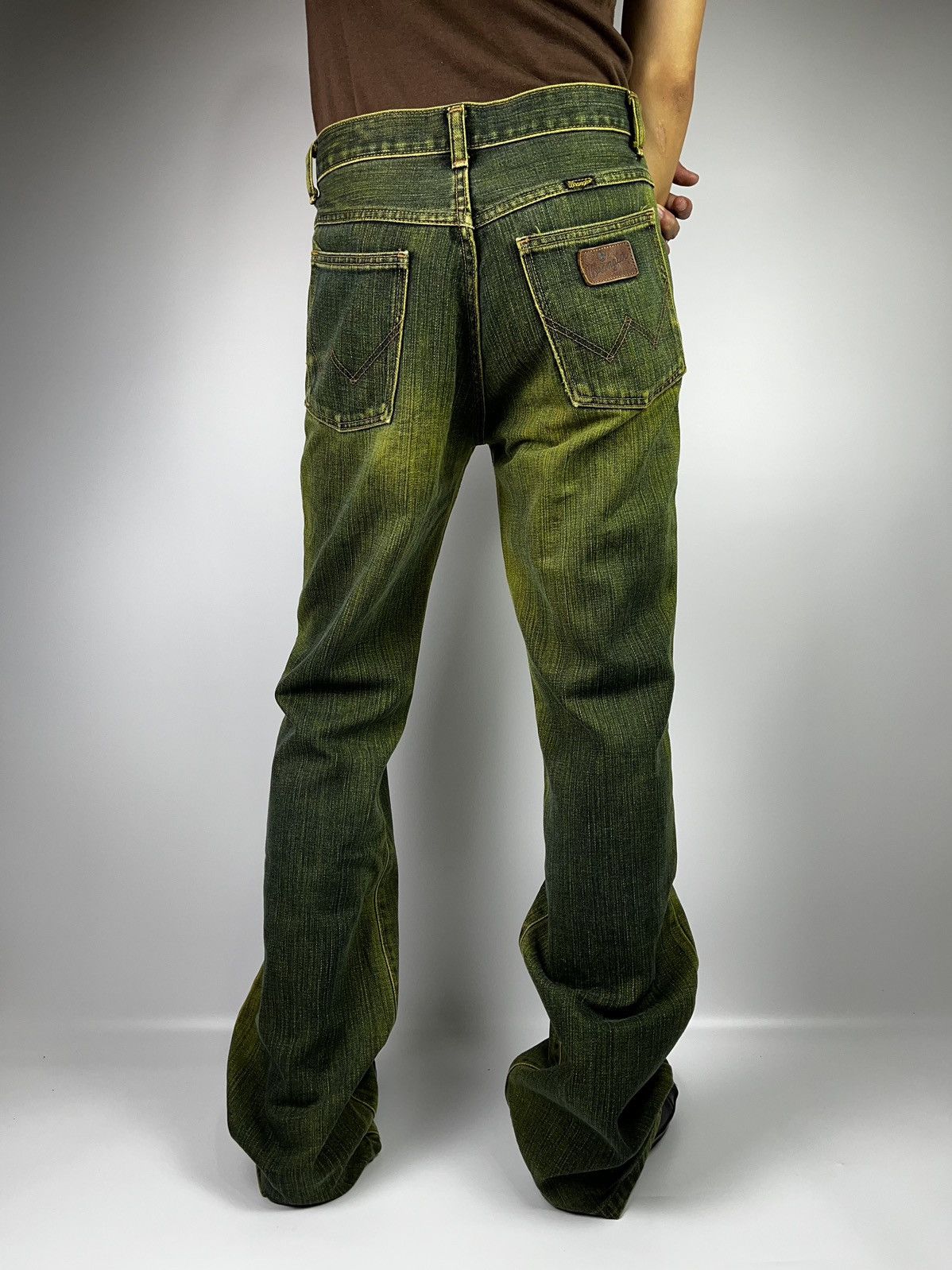 Wrangler Flared bootcut western wrangler green pant Size US 28 / EU 44 - 1 Thumbnail