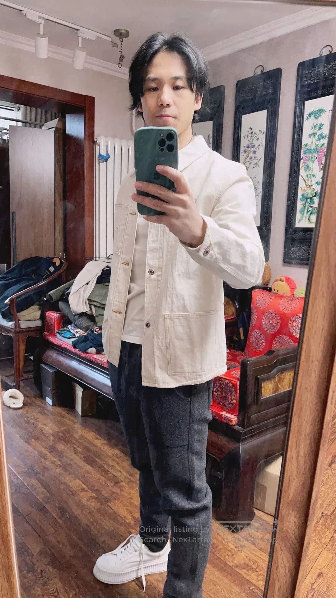 Japanese Brand Bourn White Spring Autumn Jacket. Size S / US 4 / IT 40 - 6 Thumbnail